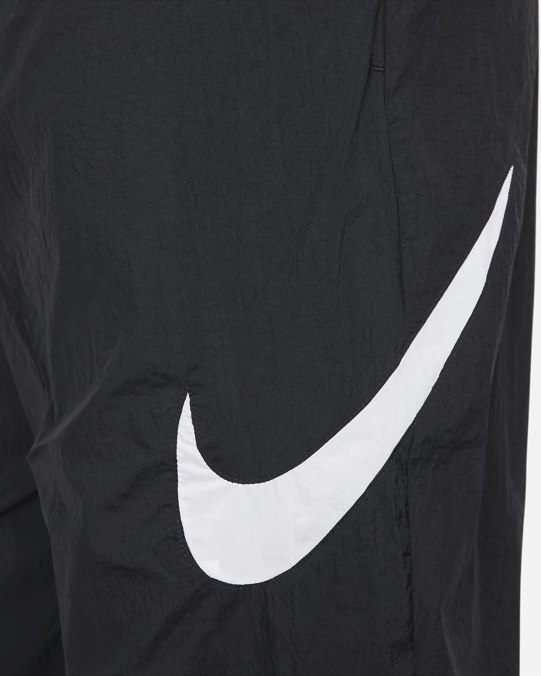 Nike Sportswear Essential Hose mit mittelhohem Bund für Damen - Schwarz/Weiß