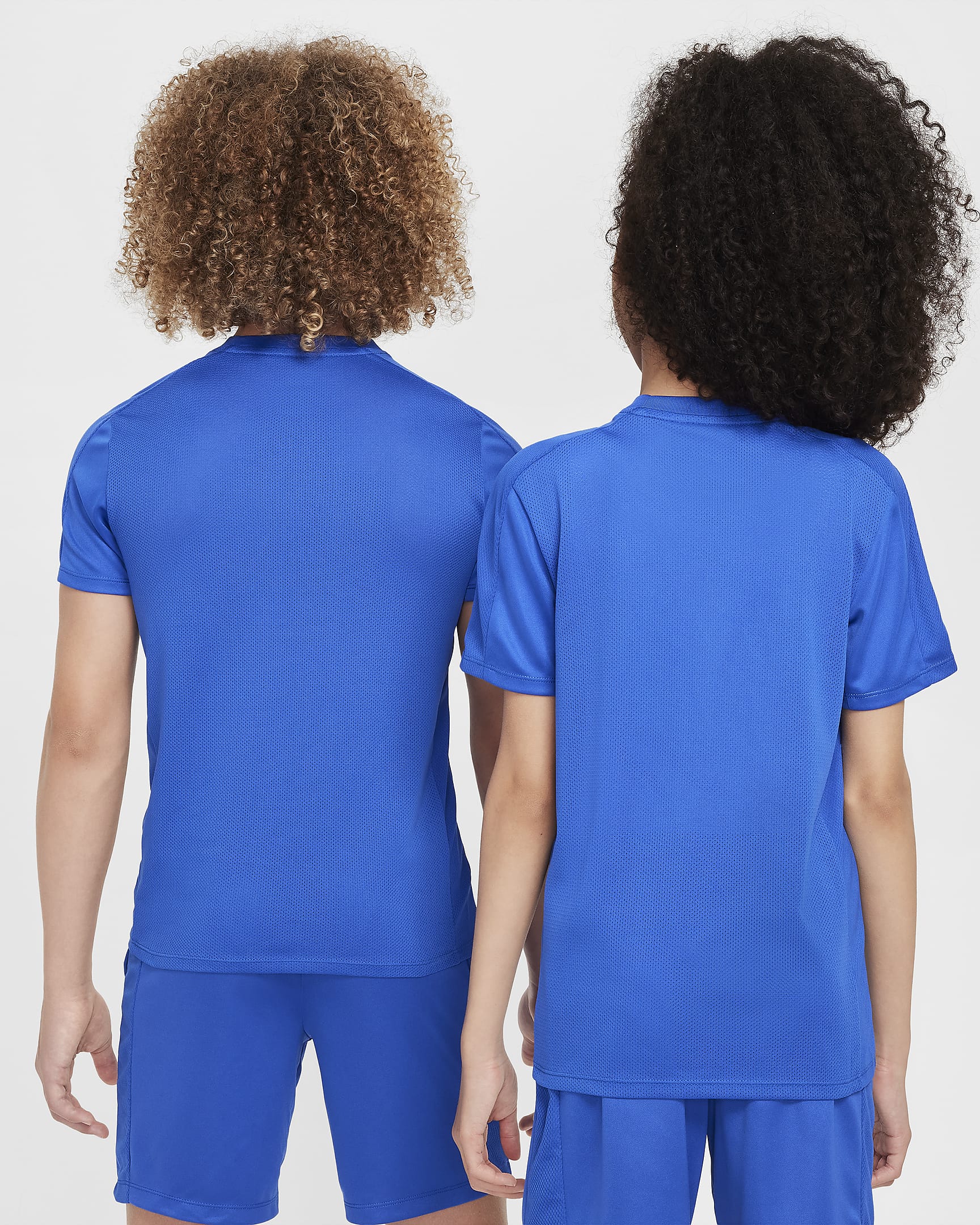 Playera de manga corta Dri-FIT para niños talla grande Nike Trophy23 - Royal juego