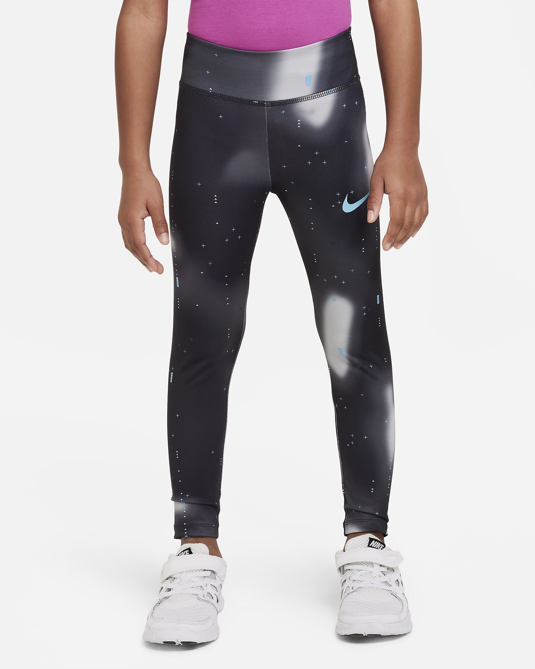 Nike Dri-FIT Sport Leggings Little Kids' Leggings - Black