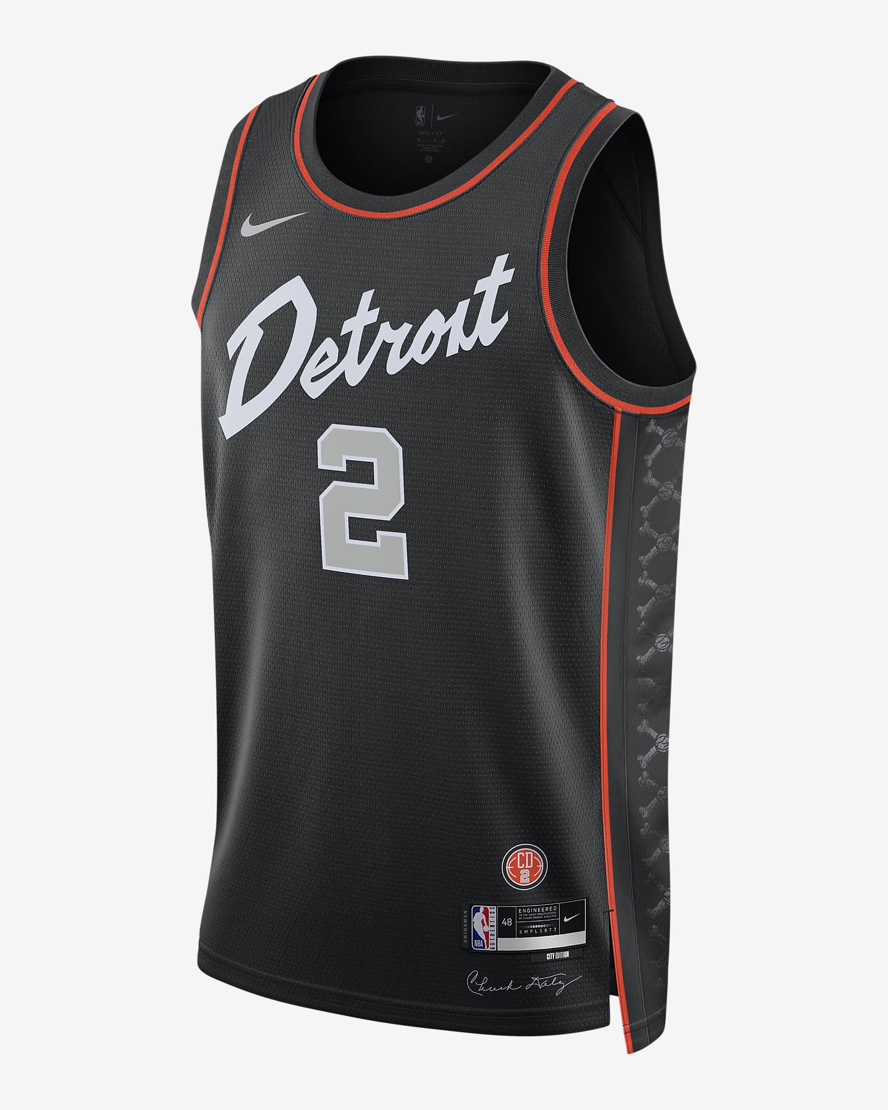 Cade Cunningham Detroit Pistons City Edition 2023/24 Men's Nike Dri-FIT ...