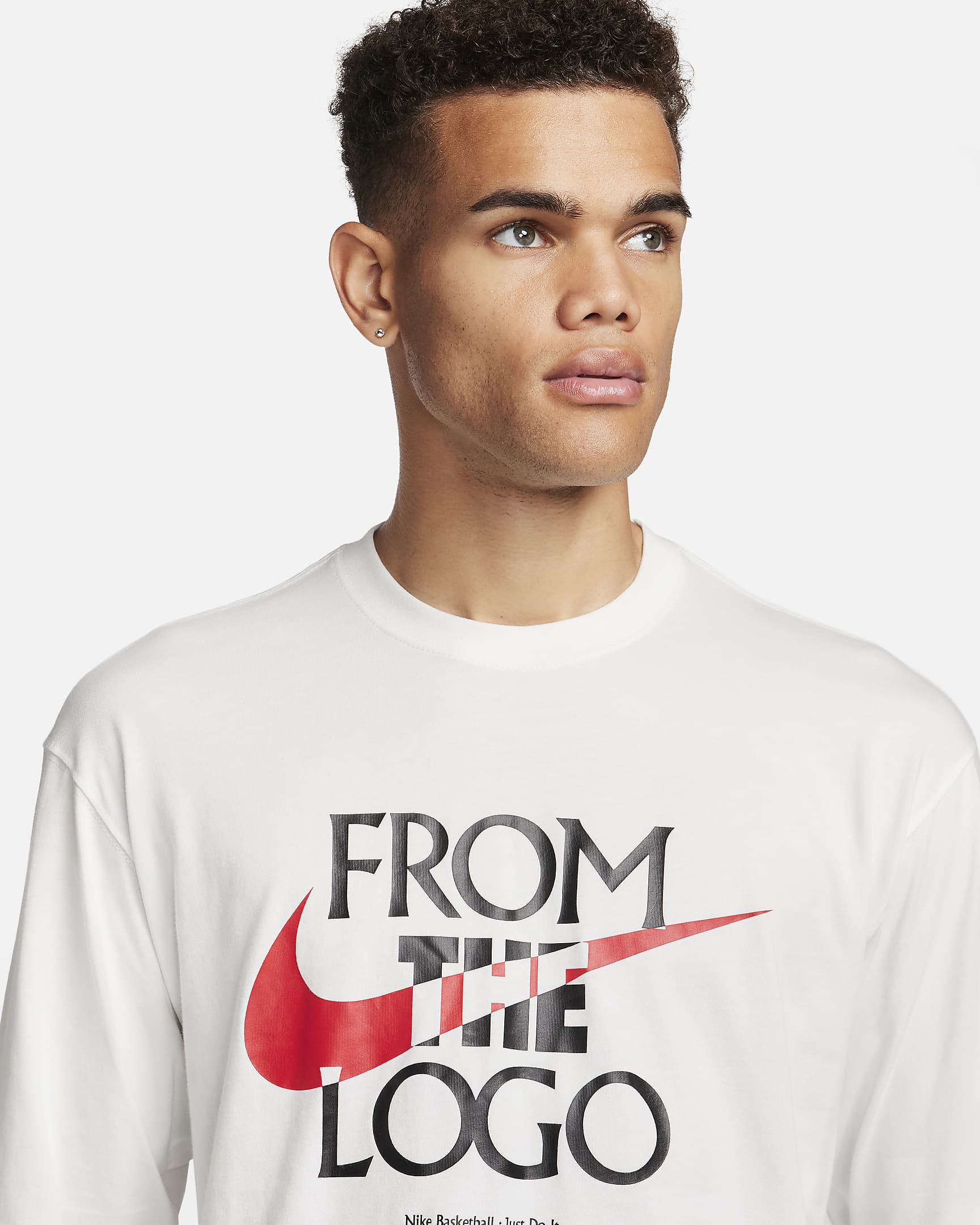 Nike Max90 Men's Long-Sleeve Basketball T-Shirt - Summit White