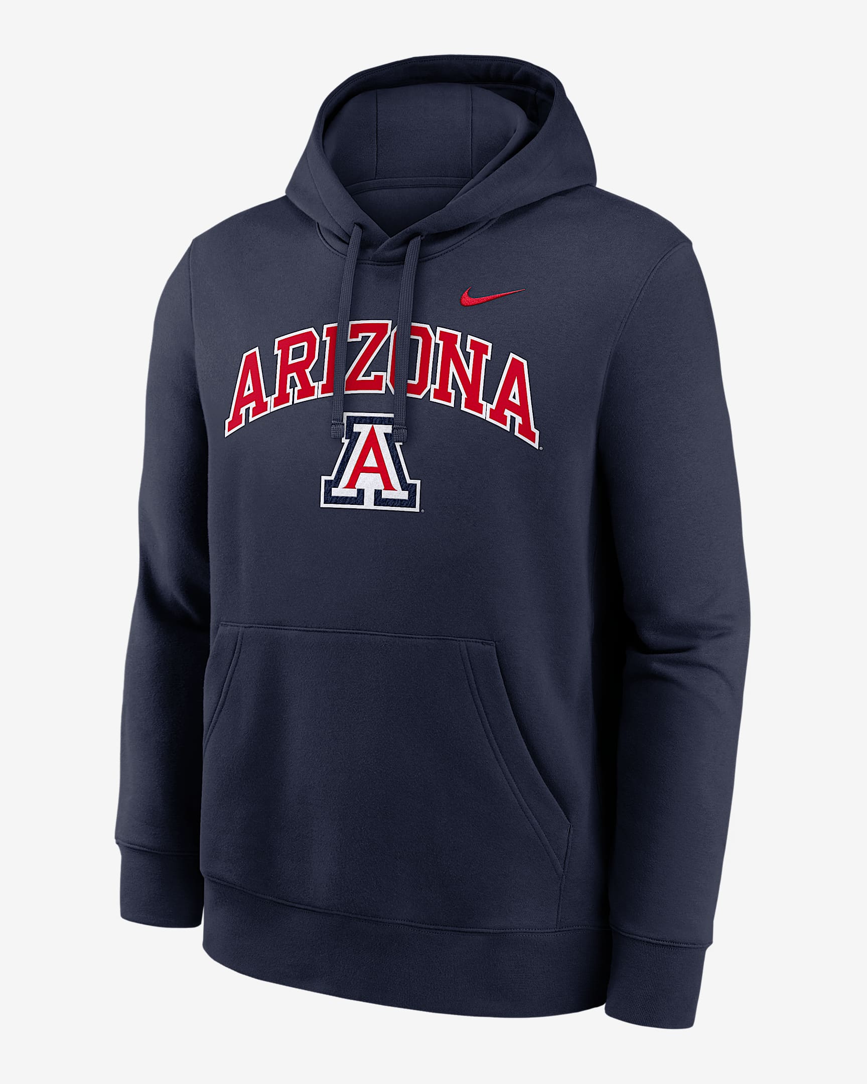 Arizona Arch Men's Nike College Pullover Hoodie - Navy