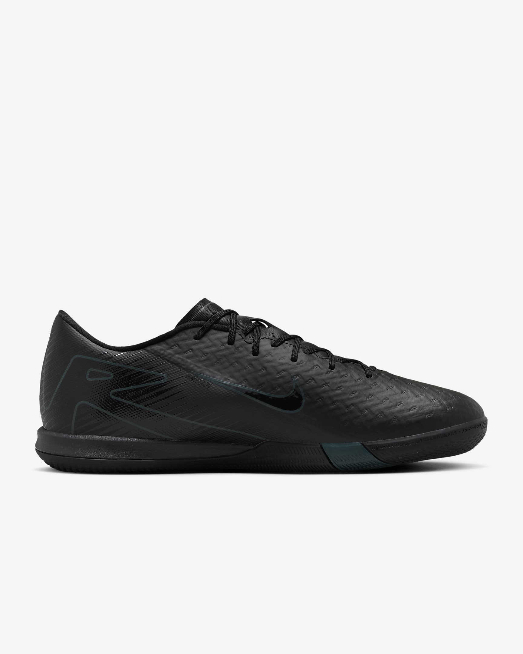 Nike Mercurial Vapor 16 Academy IC Low-Top-Fußballschuh - Schwarz/Deep Jungle/Schwarz