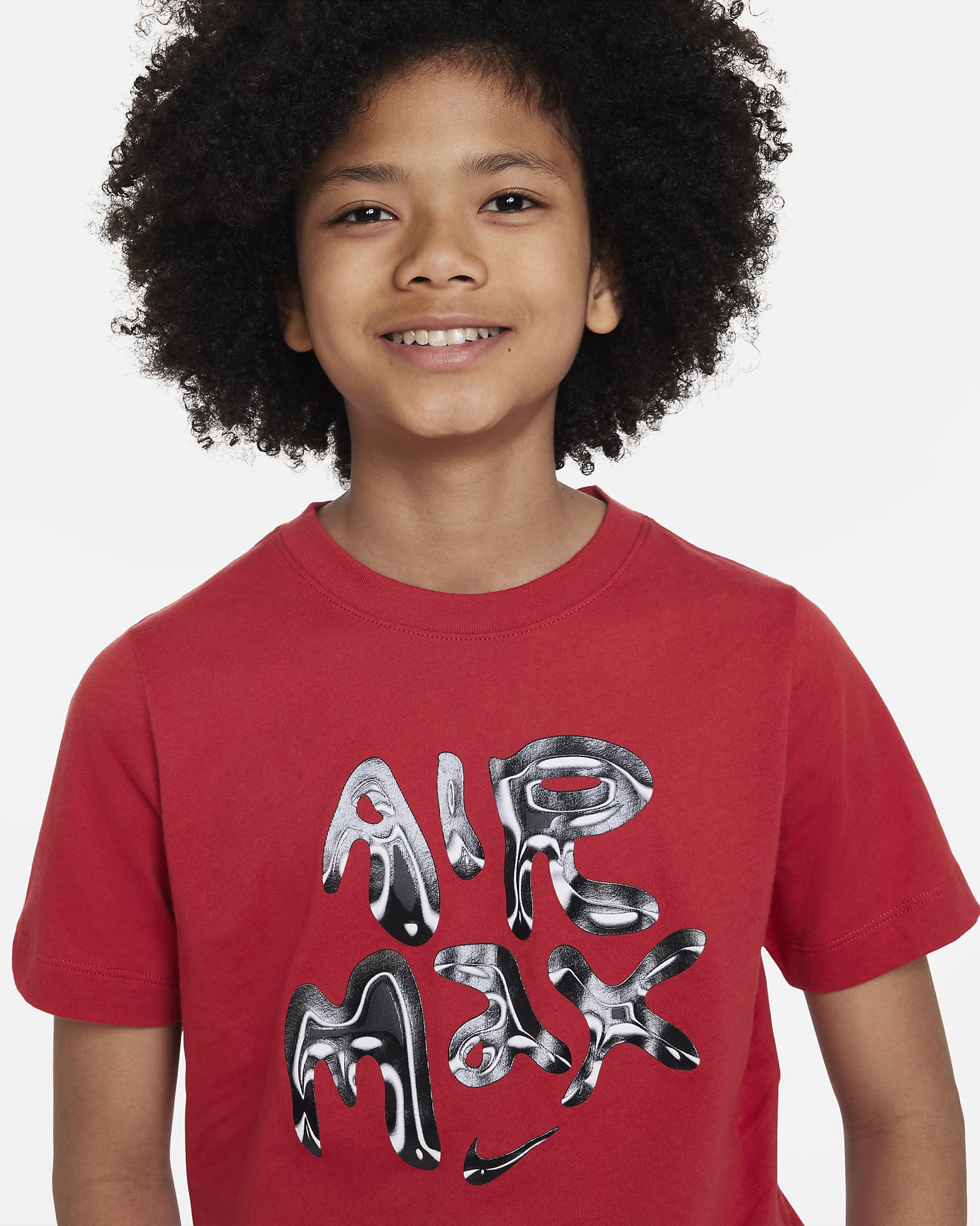 Nike Sportswear Older Kids' Air Max T-Shirt - Varsity Red