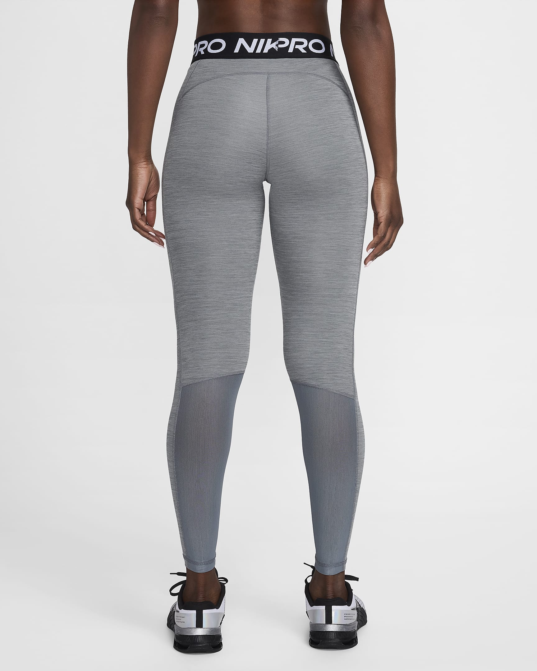 Nike Pro Women's MidRise MeshPanelled Leggings. Nike IE