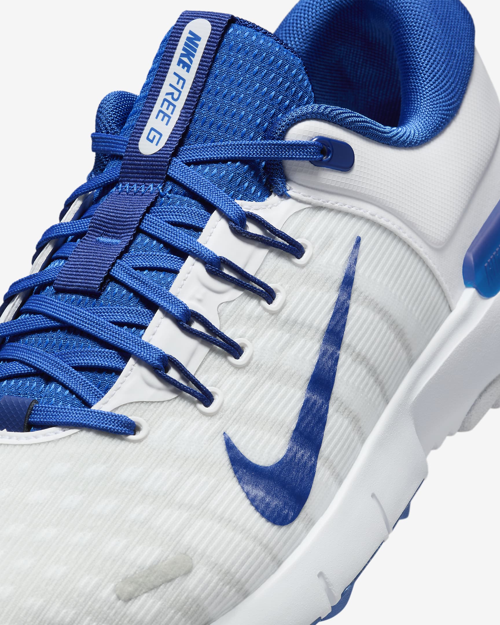 Nike Free Golf NN Golf Shoes (Wide) - Game Royal/Football Grey/White/Deep Royal Blue