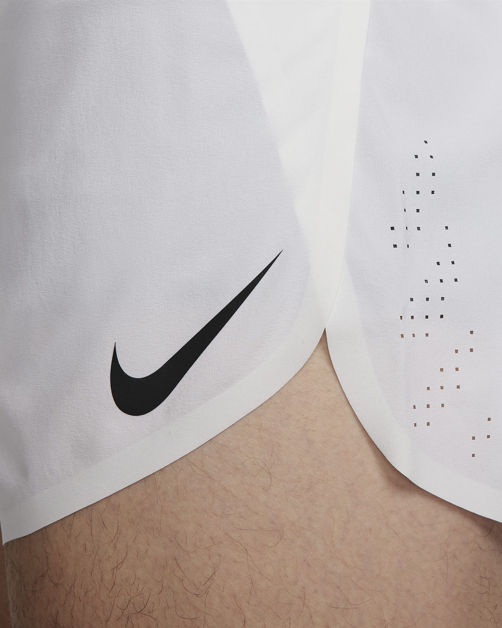 Nike AeroSwift Men's Dri-FIT ADV 4" Brief-Lined Running Shorts - Summit White/Black