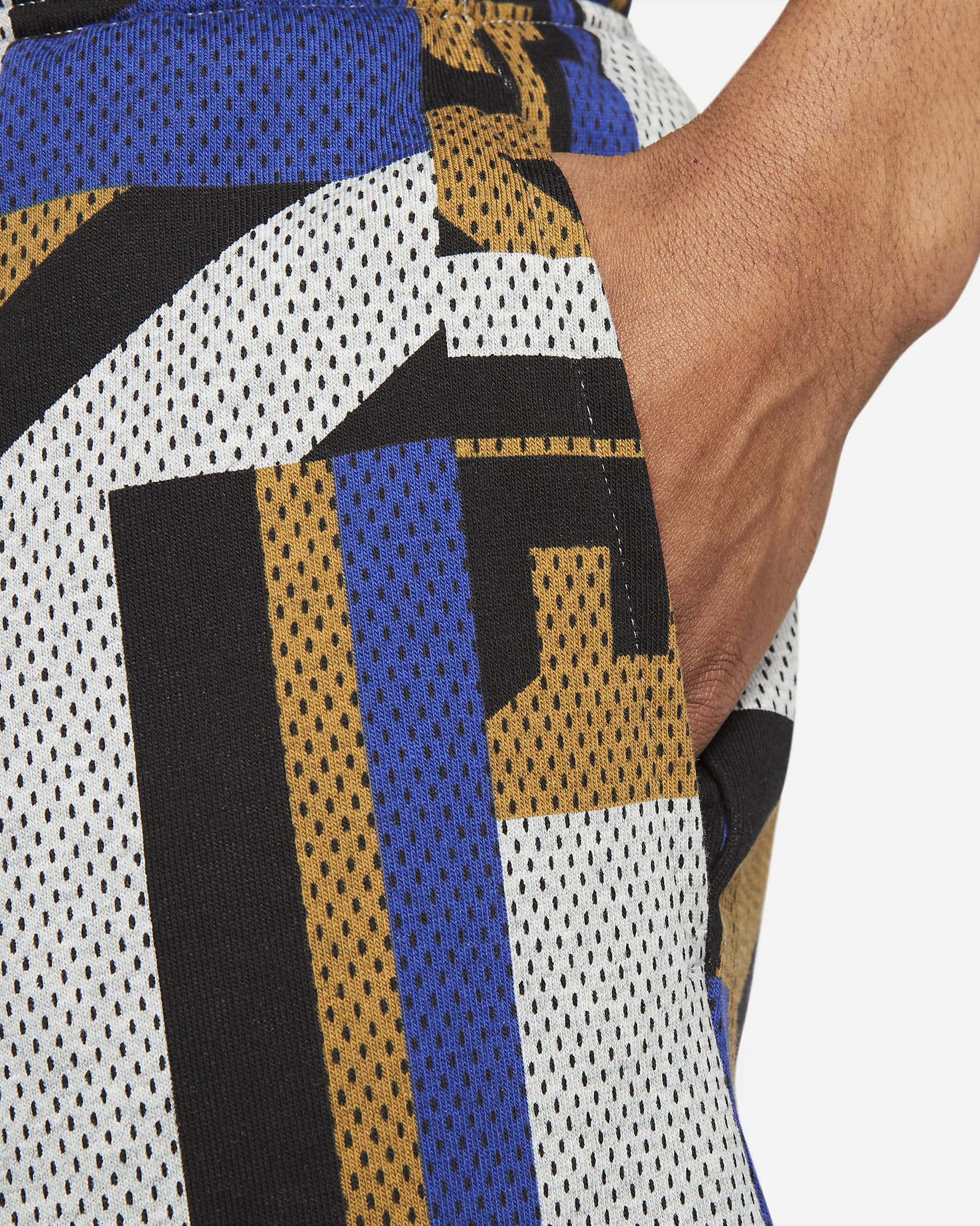 Nike DriFIT Men's 6" Fleece Football Shorts.