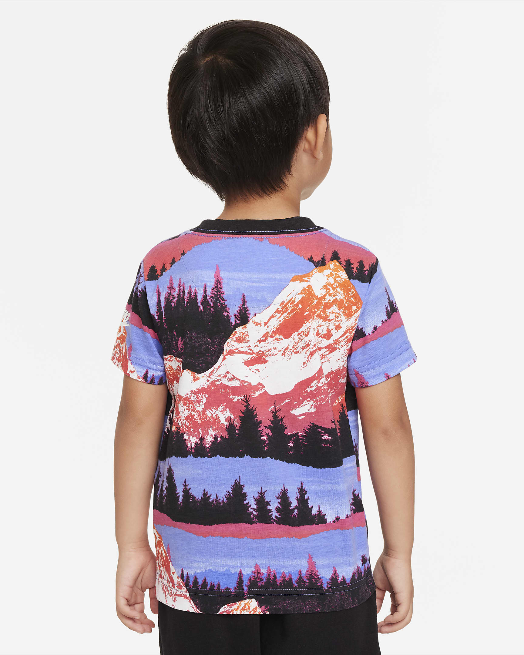 Nike Snowscape Printed Tee Toddler T-Shirt - Light Ultramarine