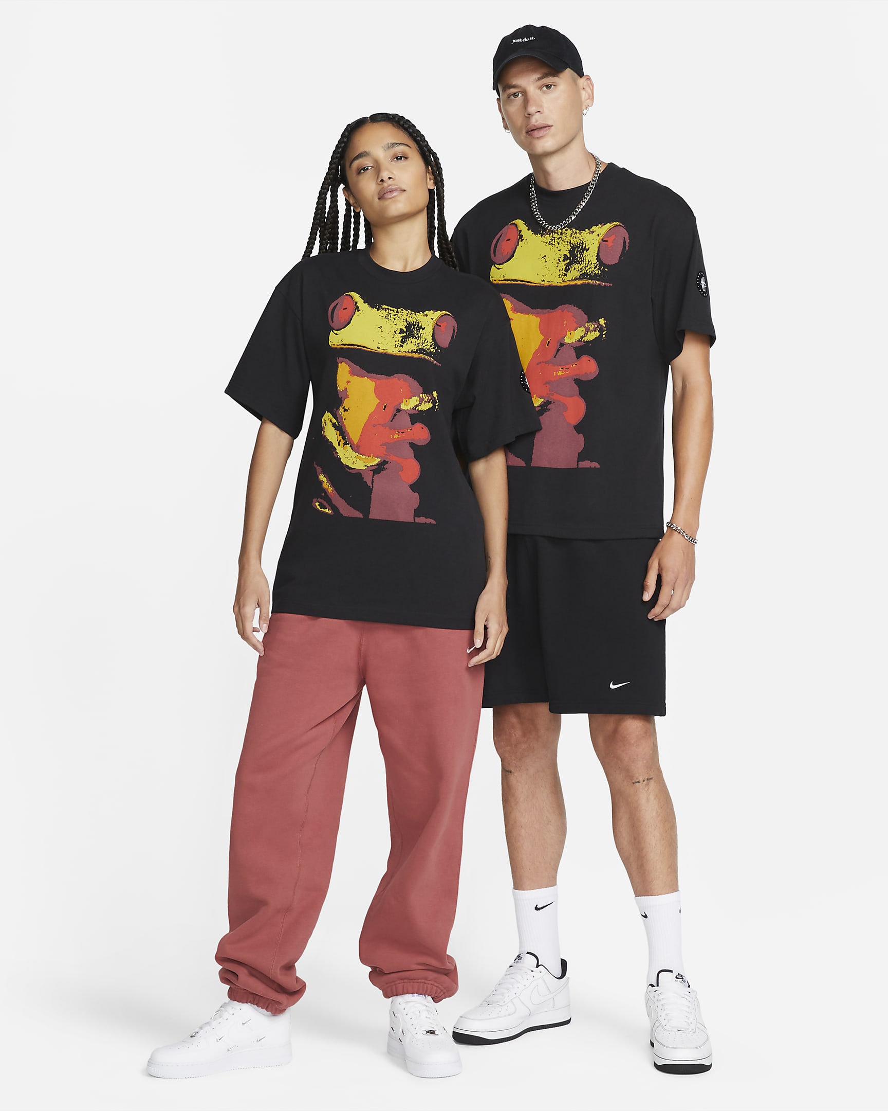 Nike "Huarache Frog" Short-Sleeve T-Shirt - Black