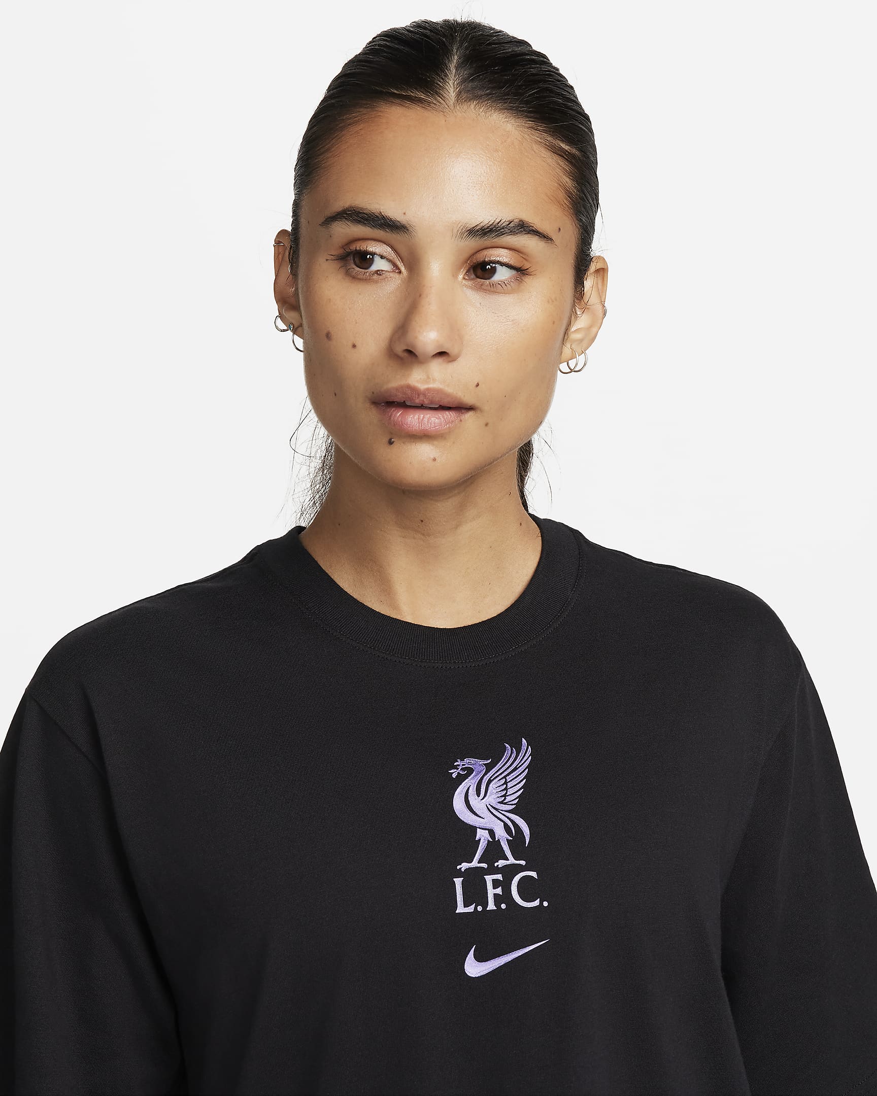 Liverpool F.C. Women's Nike Football Boxy TShirt. Nike DK
