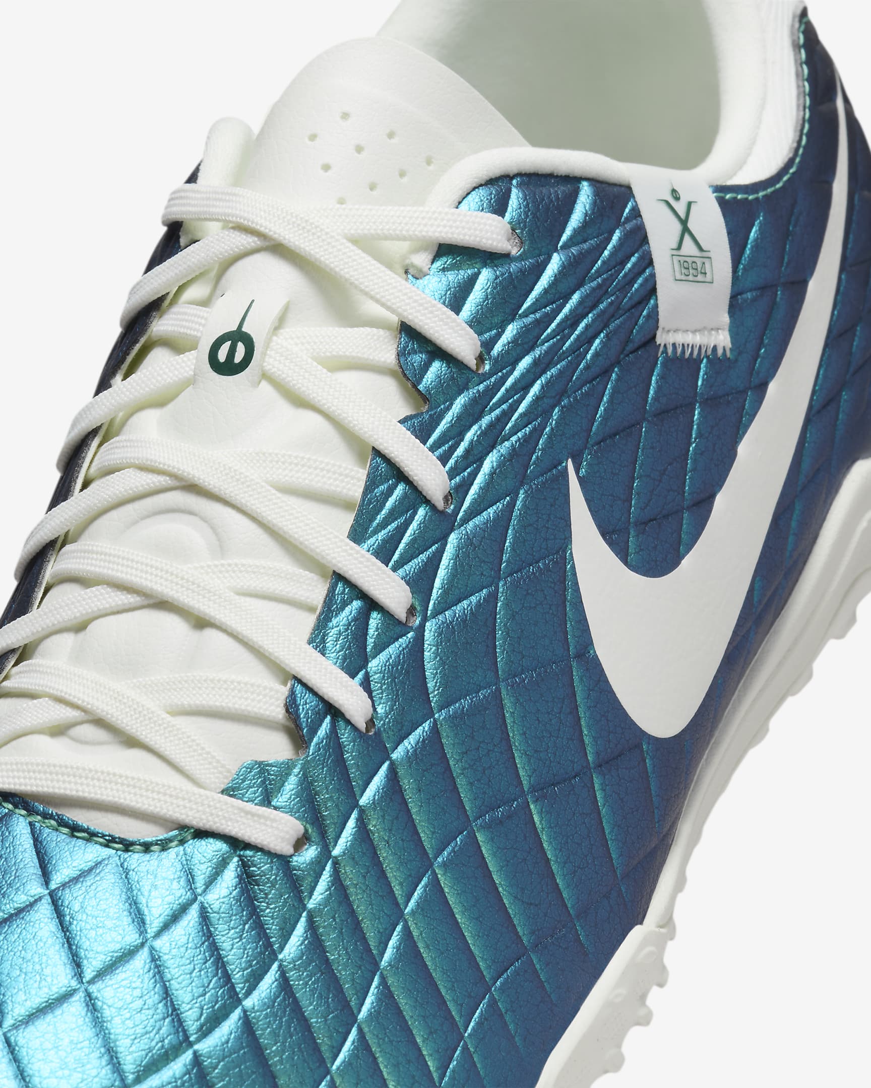 Nike Tiempo Emerald Legend 10 Academy TF Low-Top Football Shoes - Dark Atomic Teal/Sail