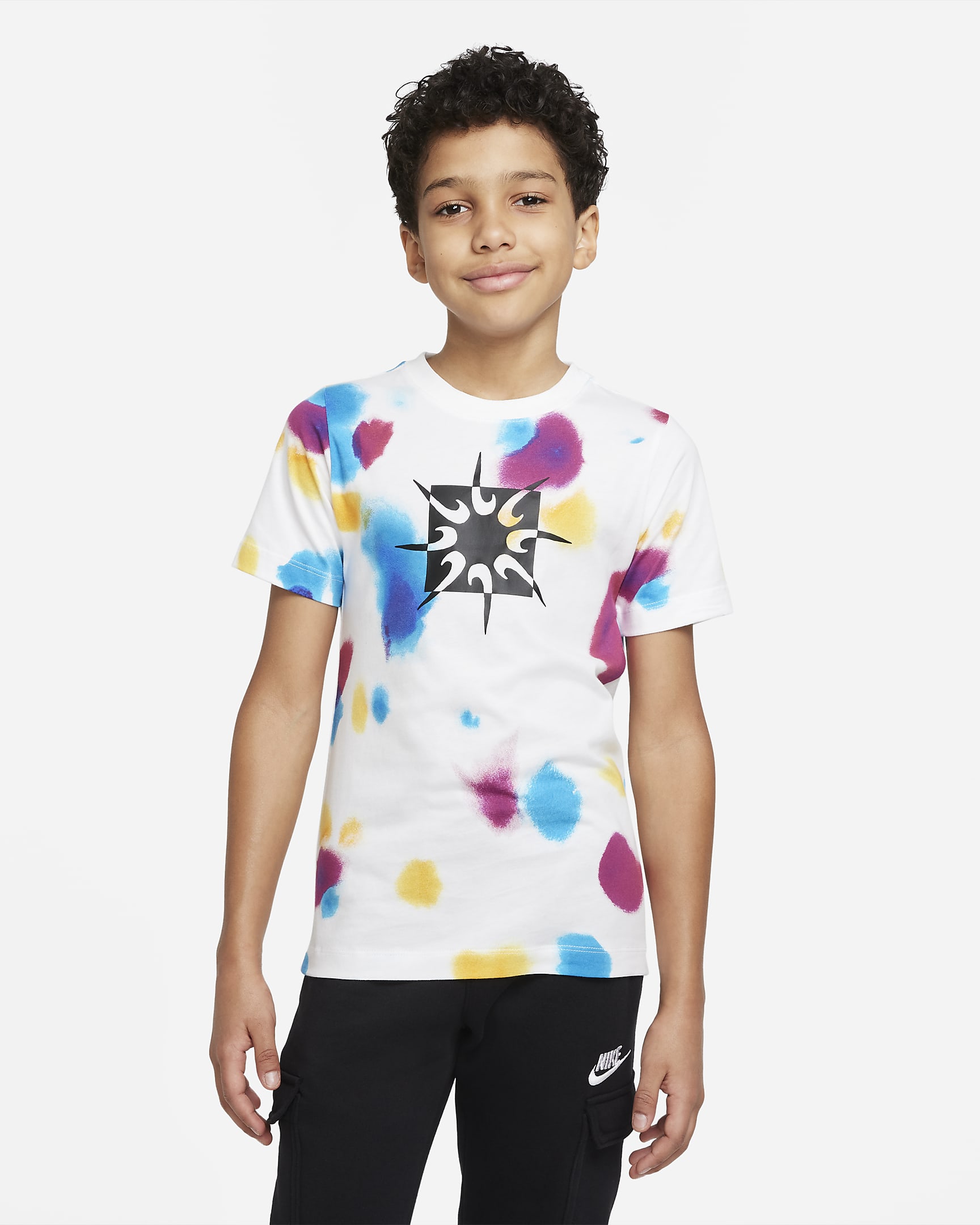 Nike Sportswear Big Kids' T-Shirt - White