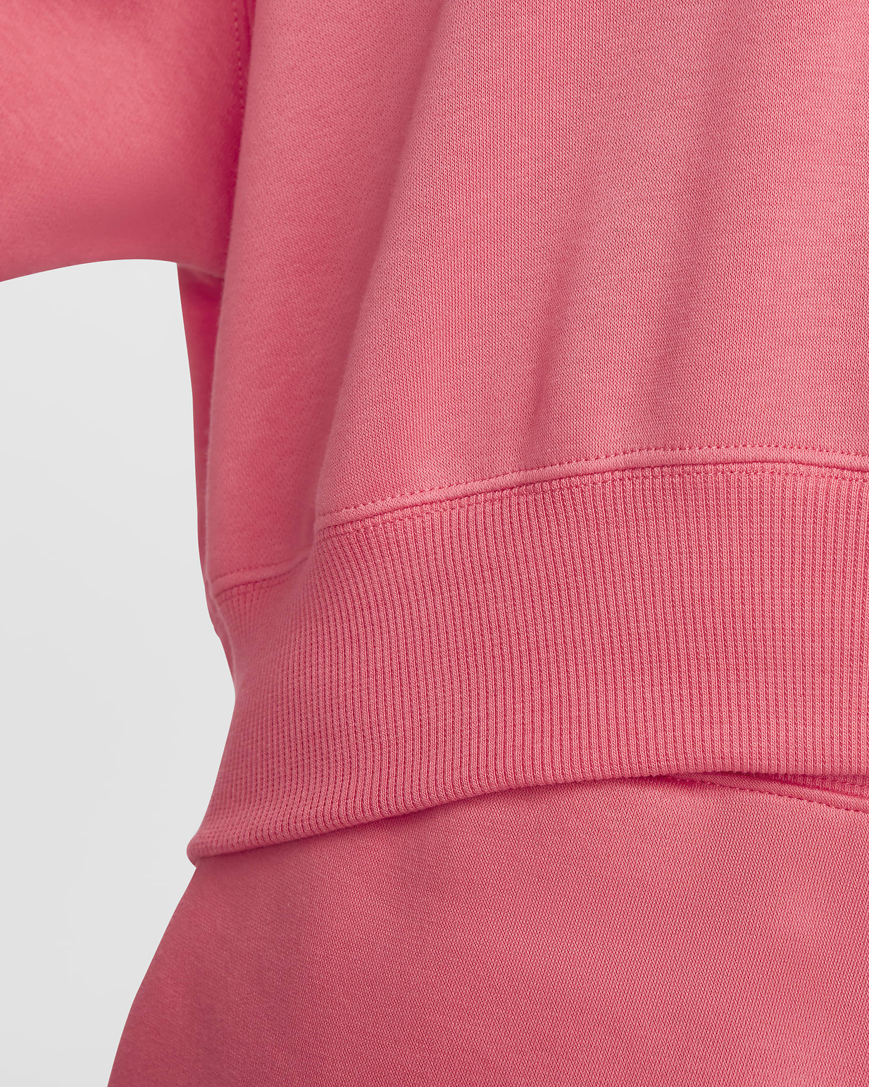 Nike Sportswear Phoenix Fleece Women's 1/2-Zip Cropped Sweatshirt - Aster Pink/Sail