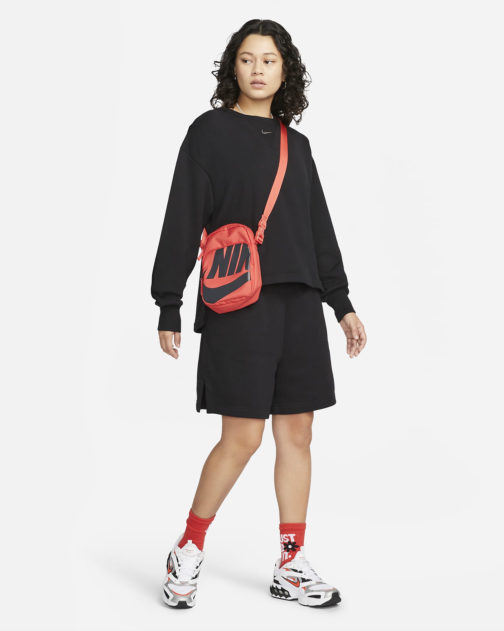Nike Sportswear Modern Fleece Women's Oversized French Terry Crew-Neck ...