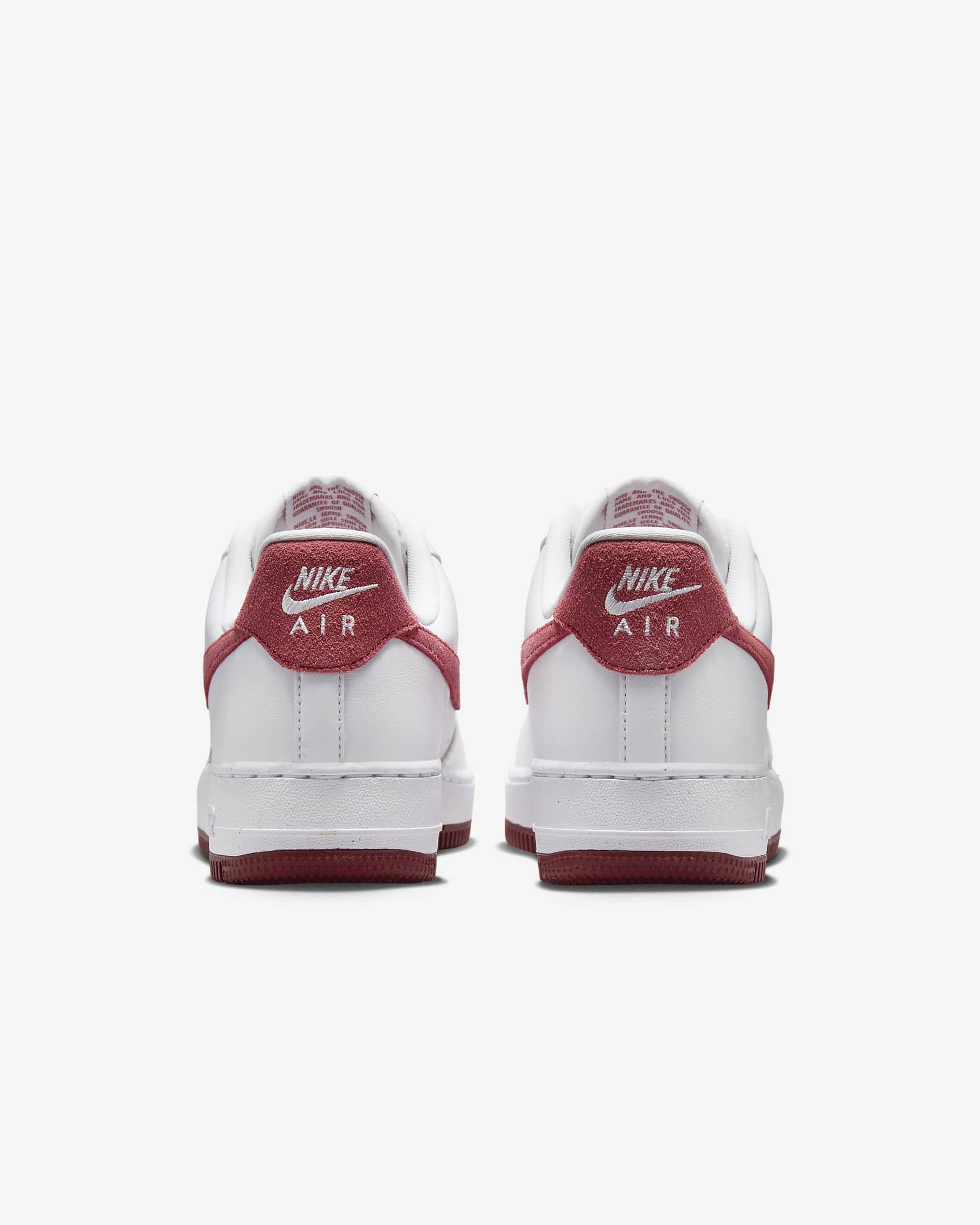 Nike Air Force 1 '07 Women's Shoes - White/Team Red/Dragon Red/Adobe