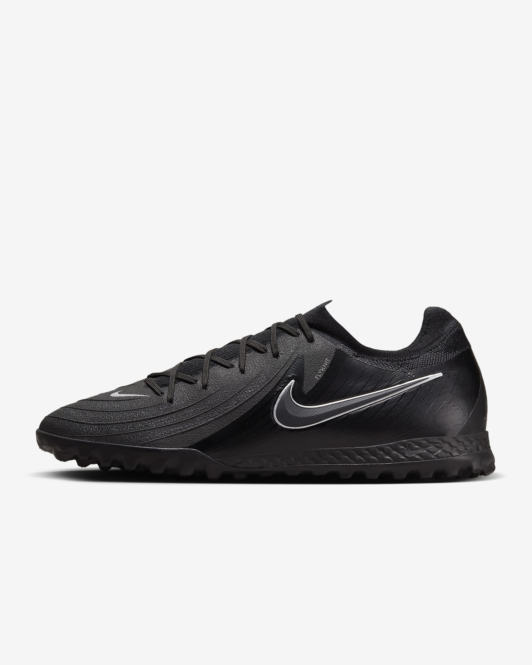 Nike Phantom GX 2 Pro TF Low-Top Soccer Shoes - Black/Black