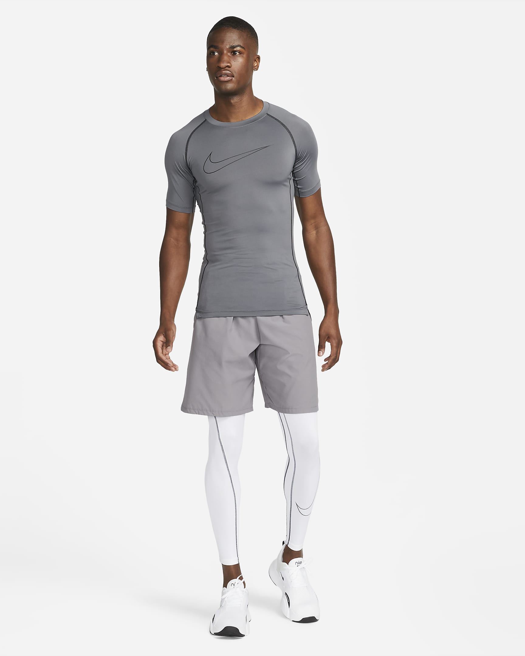 Nike Pro Dri-FIT Men's Tight-Fit Short-Sleeve Top. Nike ID