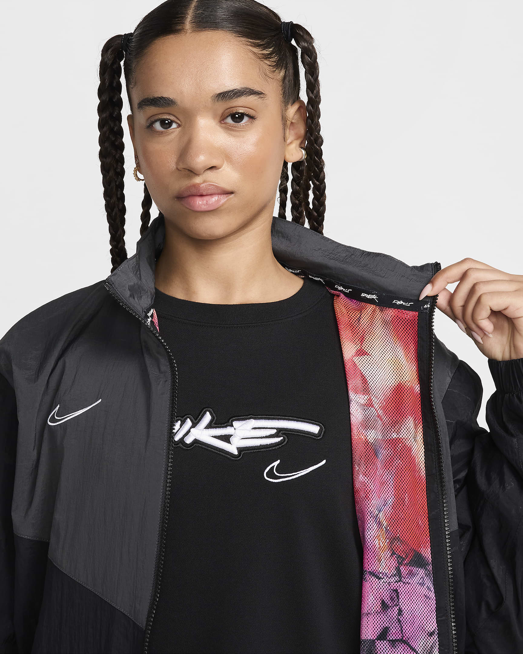 Nike Sportswear Breaking Windrunner Women's Jacket - Black/Anthracite