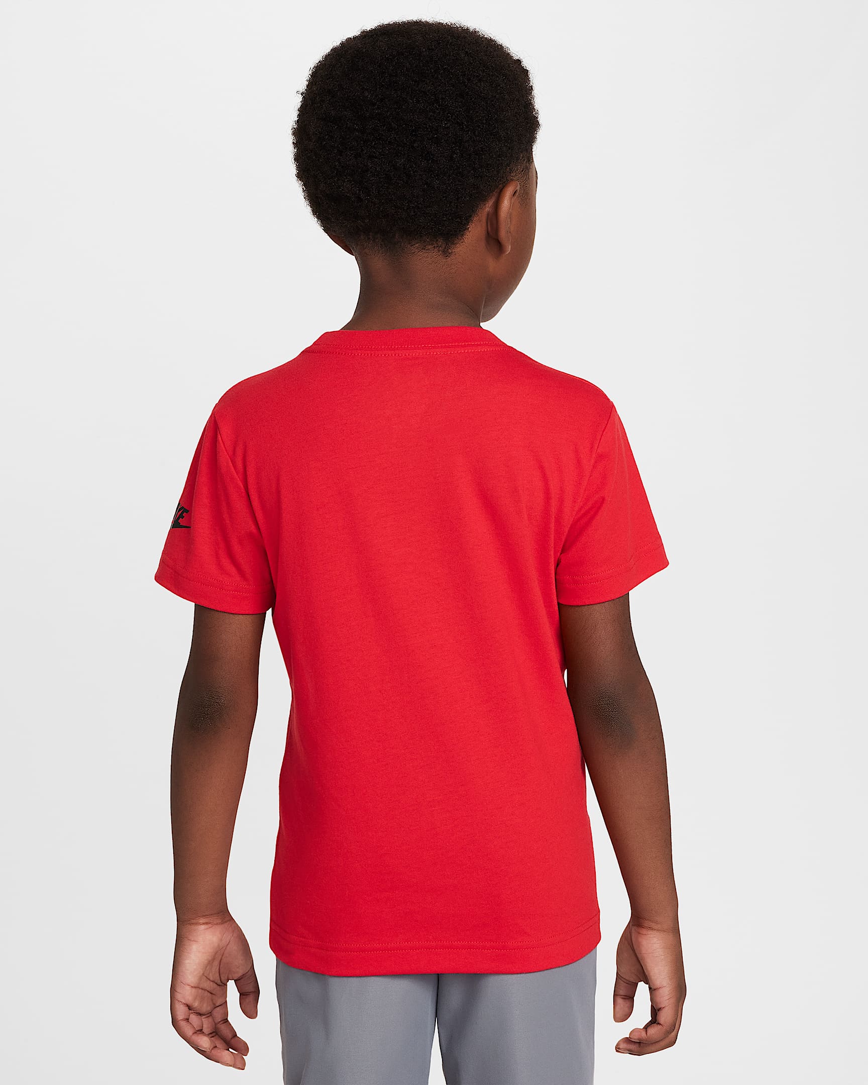 Playera Futura metalizada para niños talla pequeña Nike - Rojo universitario