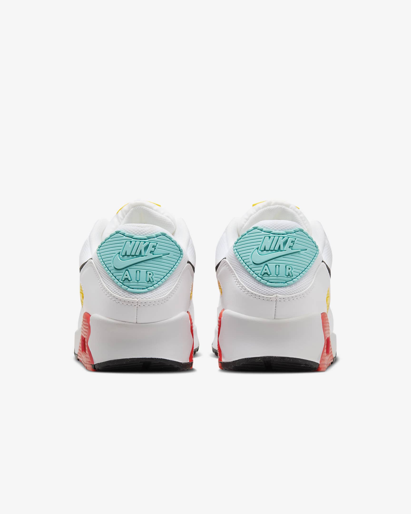 Nike Air Max 90 Women's Shoes - White/Pink Foam/Bright Crimson/Black