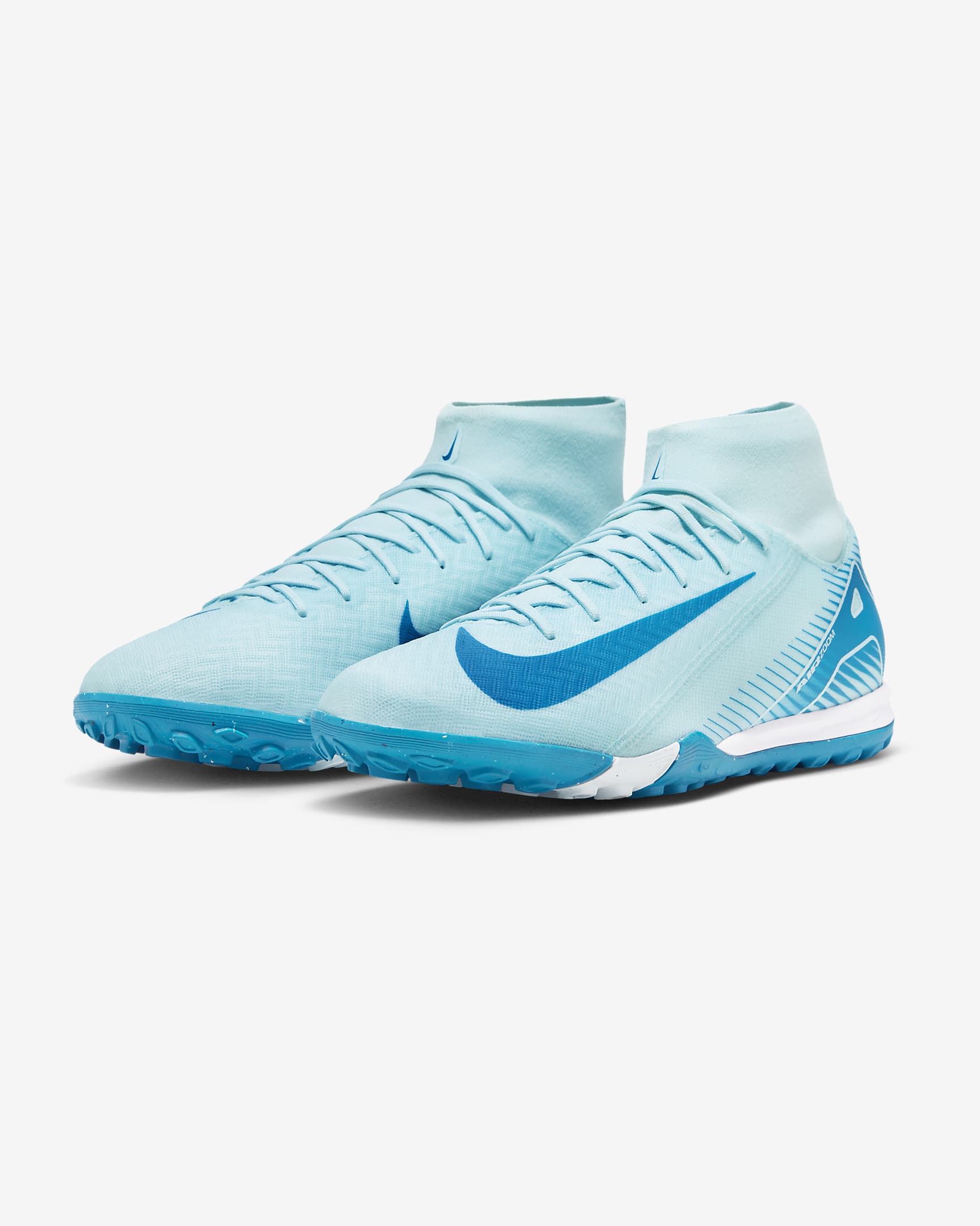 Nike Mercurial Superfly 10 Academy TF High-Top Football Shoes - Glacier Blue/Blue Orbit