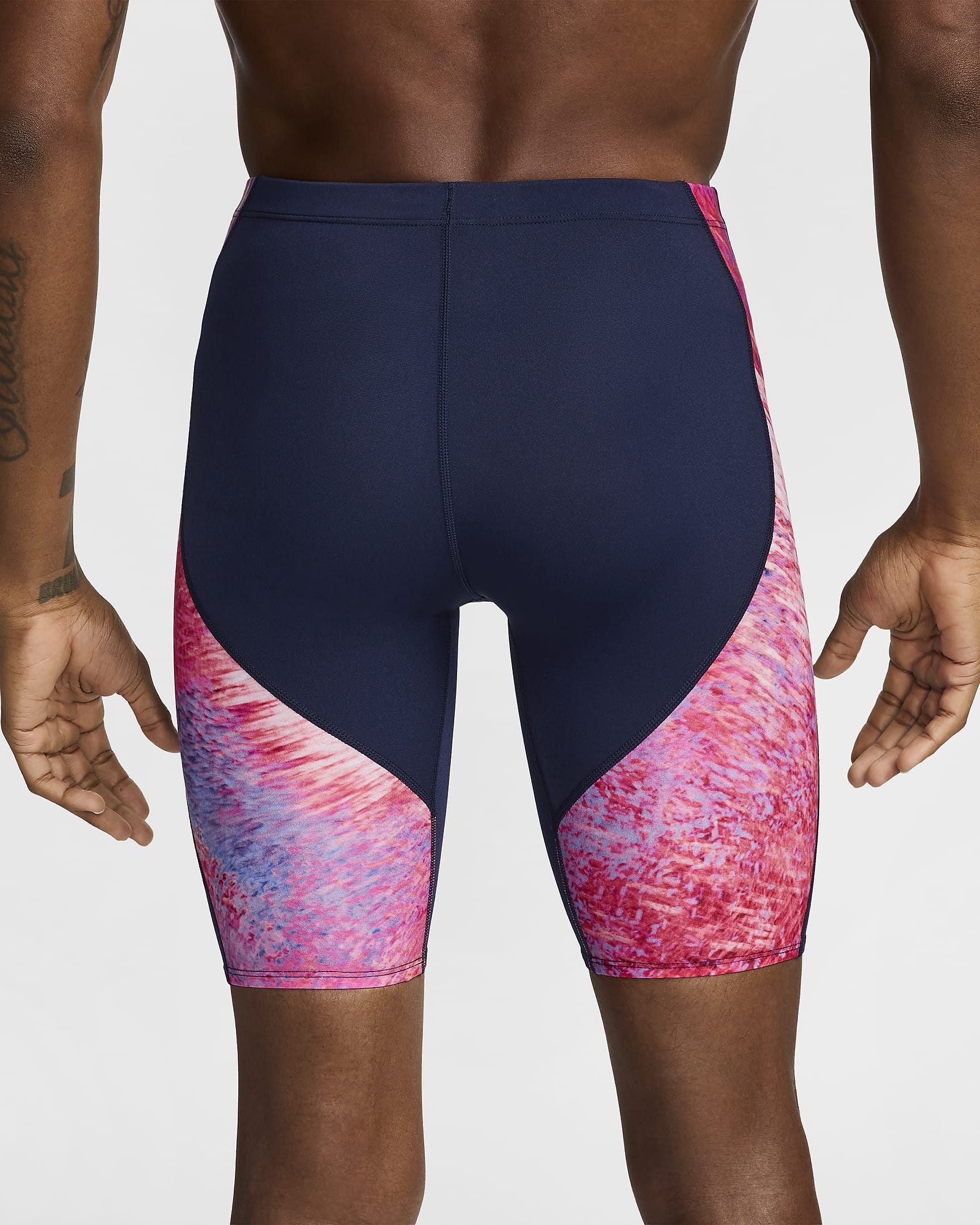 Nike Swim Cloud Team USA Men's HydraStrong Print Jammer - Multi-Color