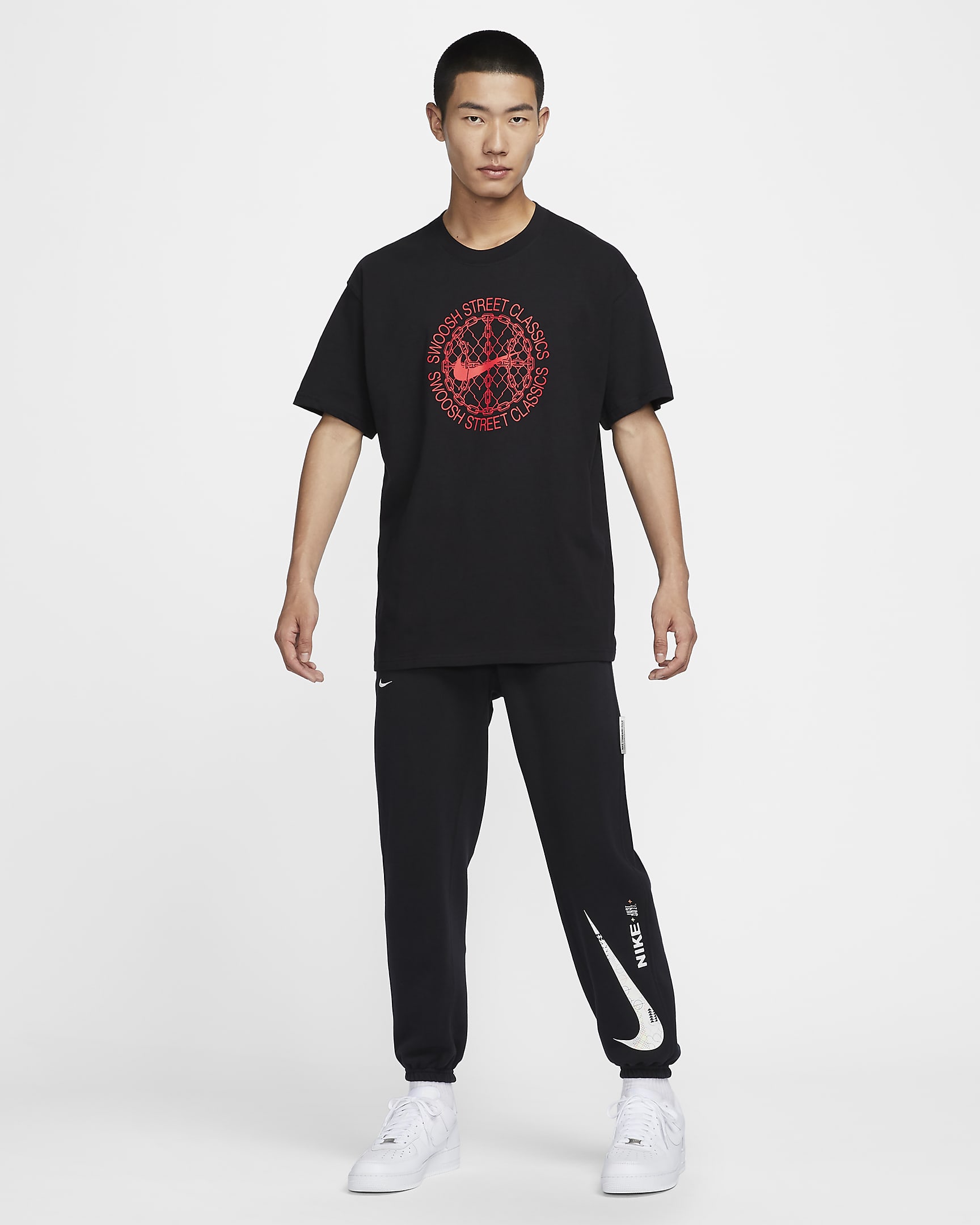 Nike Men's Max90 Basketball T-Shirt - Black