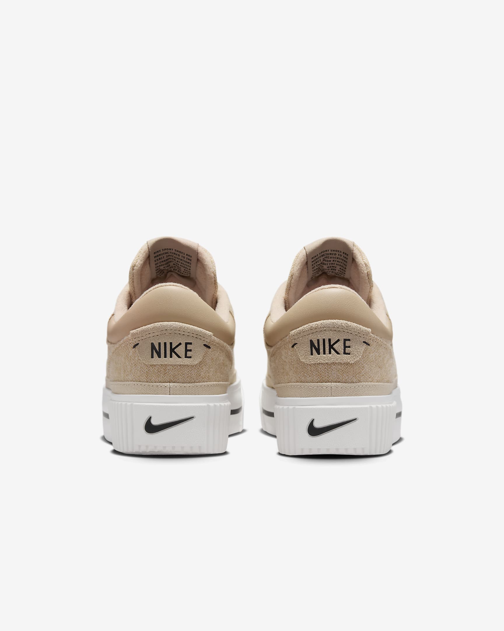 Nike Court Legacy Lift damesschoenen - Hemp/Sail/Sanddrift/Zwart