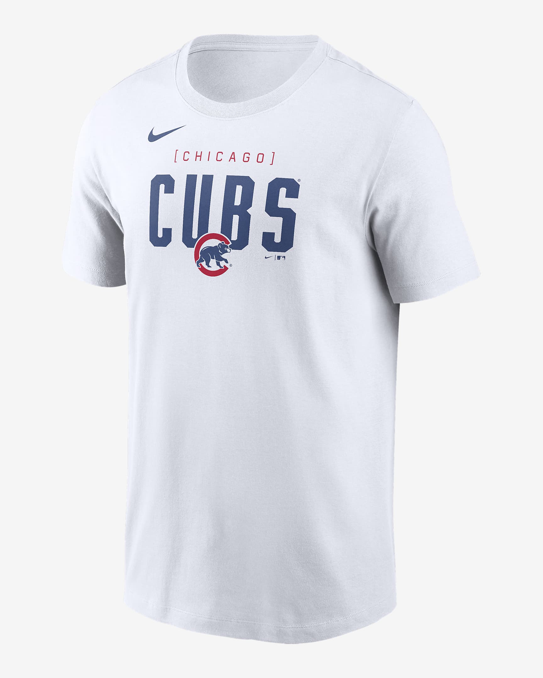 Chicago Cubs Home Team Bracket Men's Nike MLB T-Shirt - White