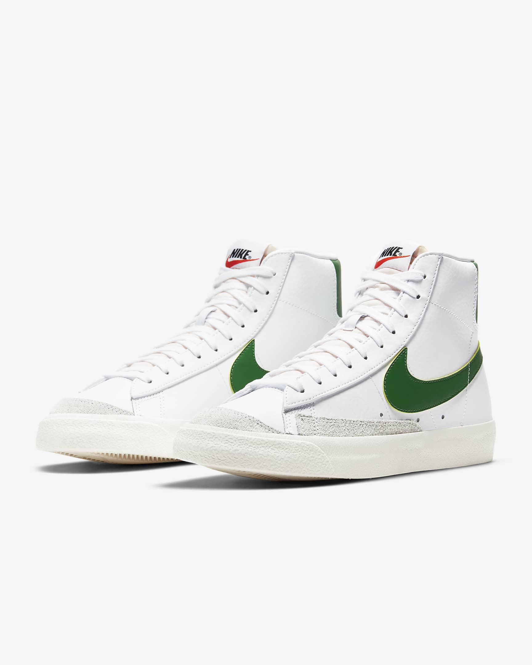 Nike Blazer Mid '77 Vintage Men's Shoes - White/Sail/Black/Pine Green