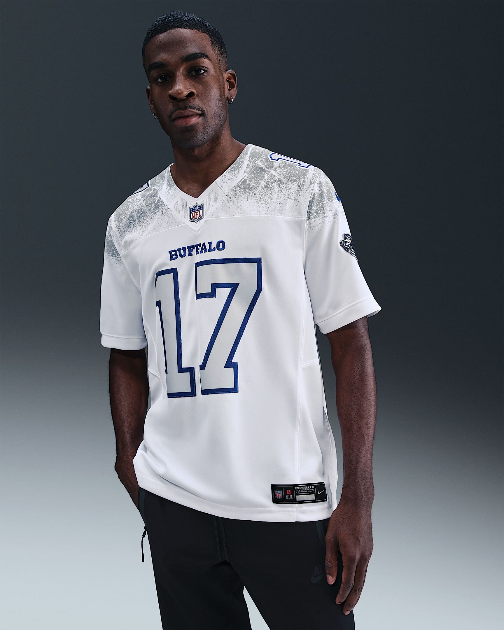 Josh Allen Buffalo Bills Rivalries Collection Men's Nike Dri-FIT NFL Limited Jersey - White