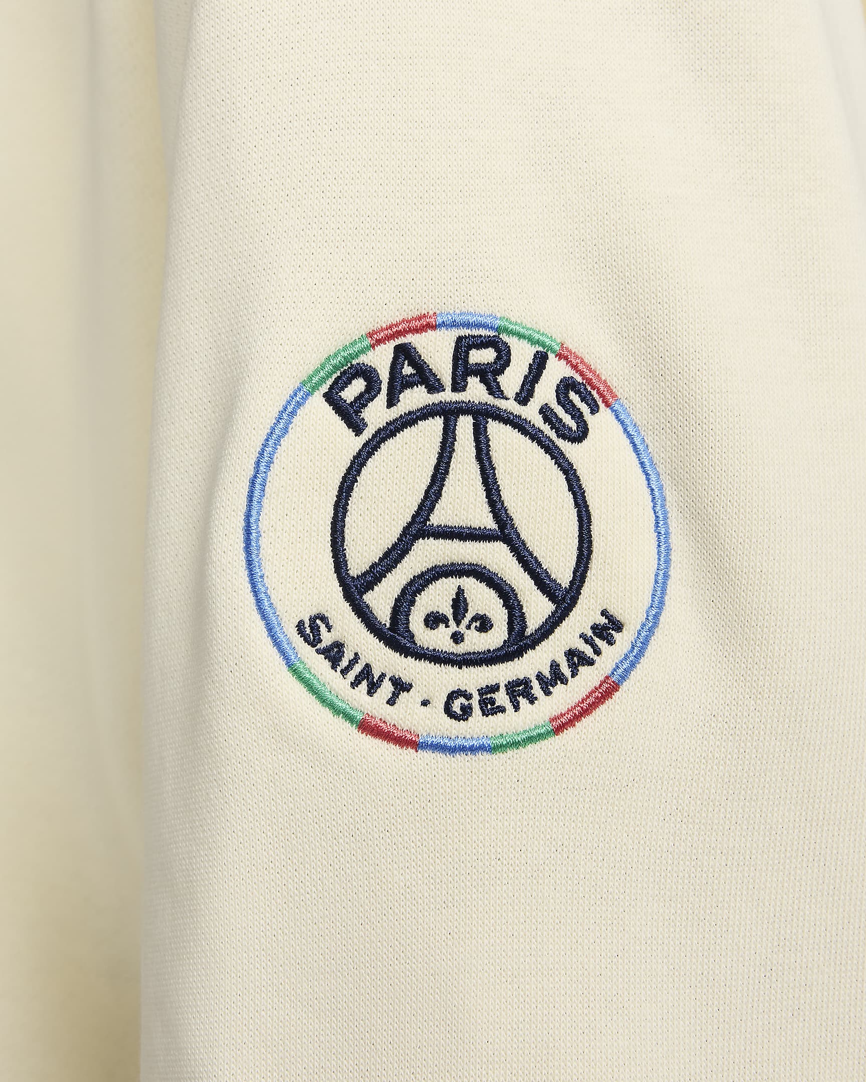 Paris Saint-Germain Phoenix Fleece Nike Bol Kesimli Crew Yakalı Kadın Futbol Sweatshirt'ü - Coconut Milk