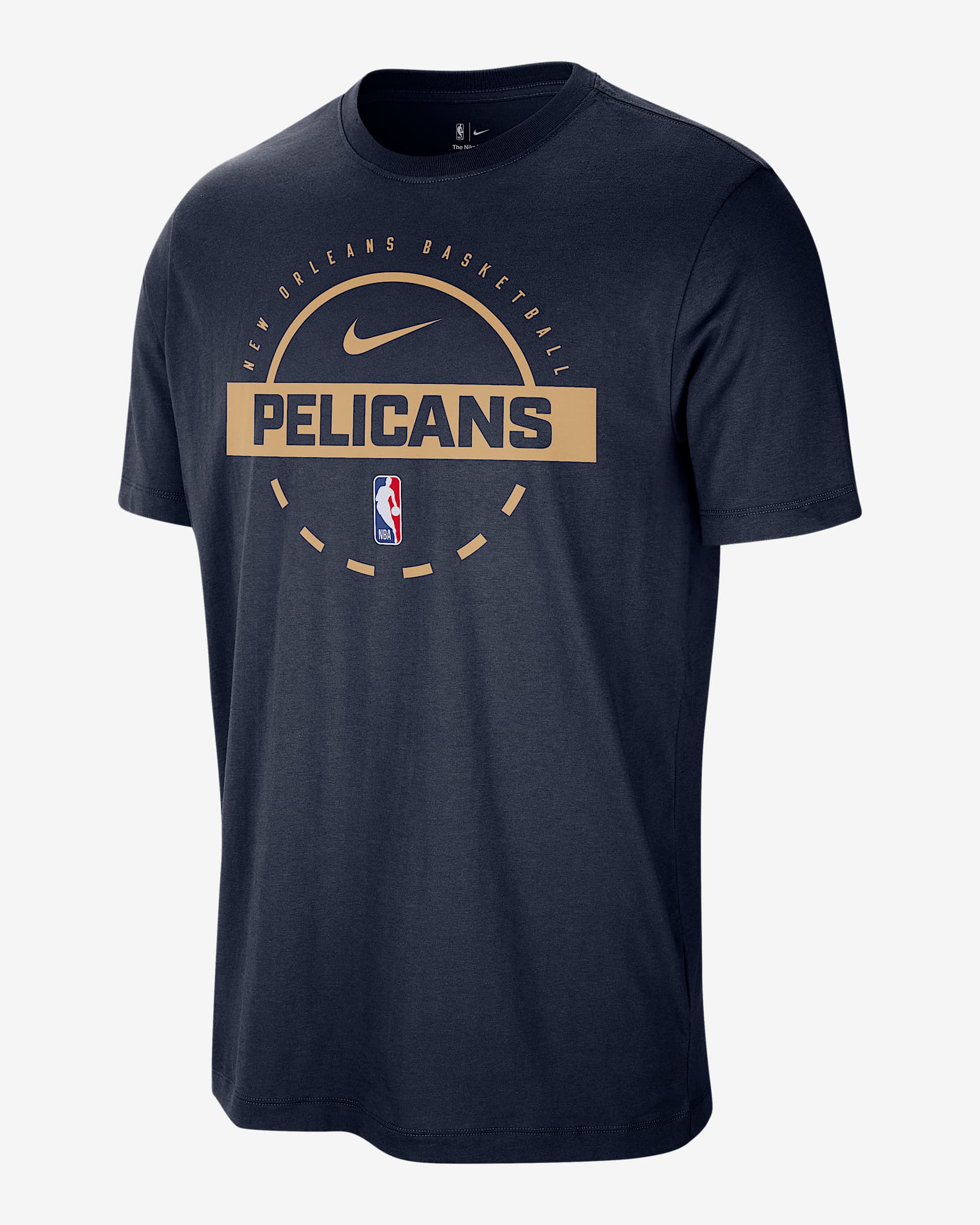 New Orleans Pelicans Men's Nike NBA Practice T-Shirt - College Navy