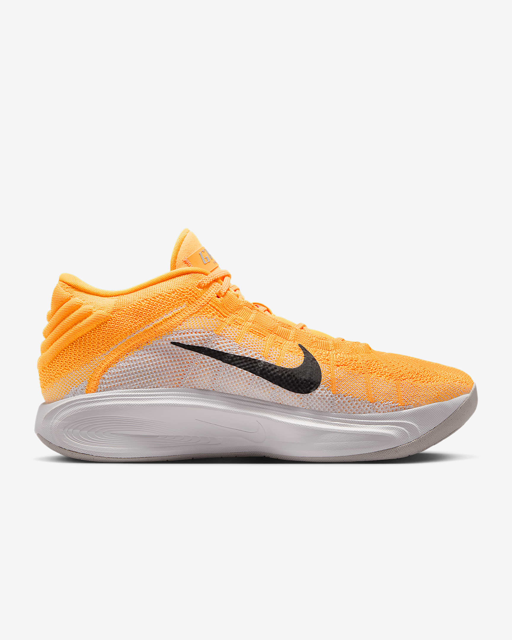 Nike G.T. Hustle 3 Basketbol Ayakkabısı - Laser Orange/Metallic Silver/Vast Grey/Siyah