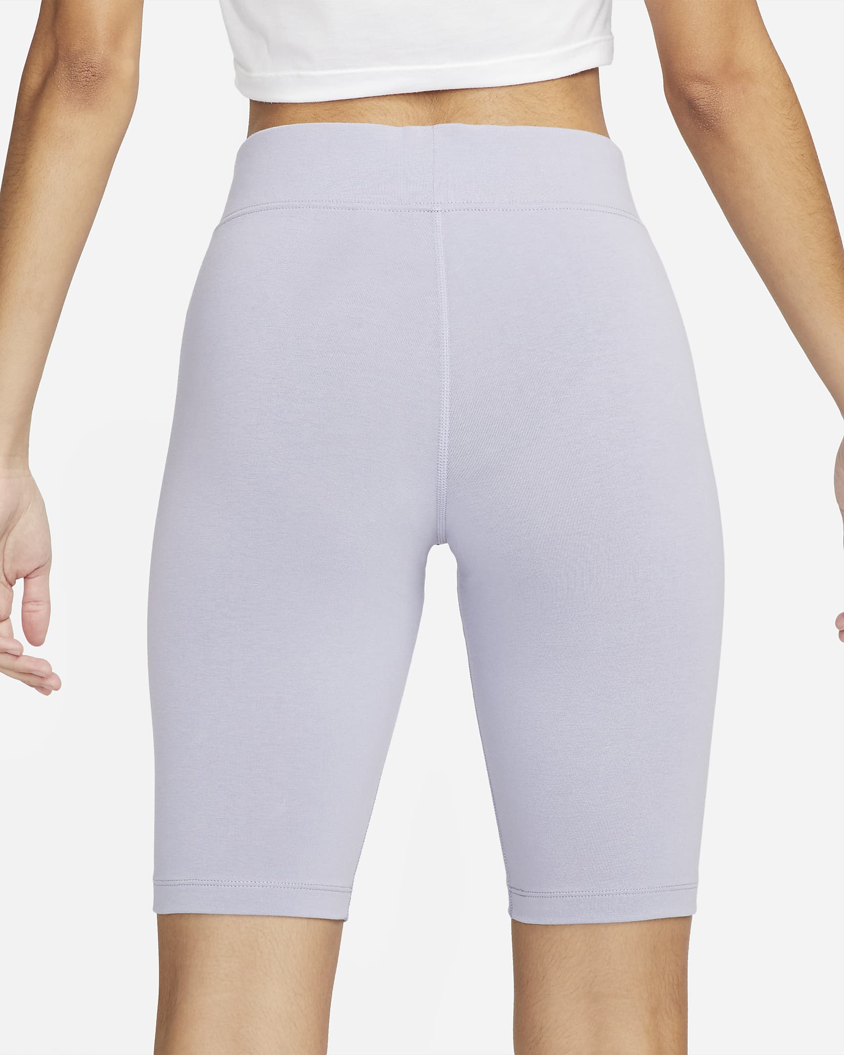 Nike Sportswear Essential Women's Mid-Rise 25cm (approx.) Biker Shorts ...