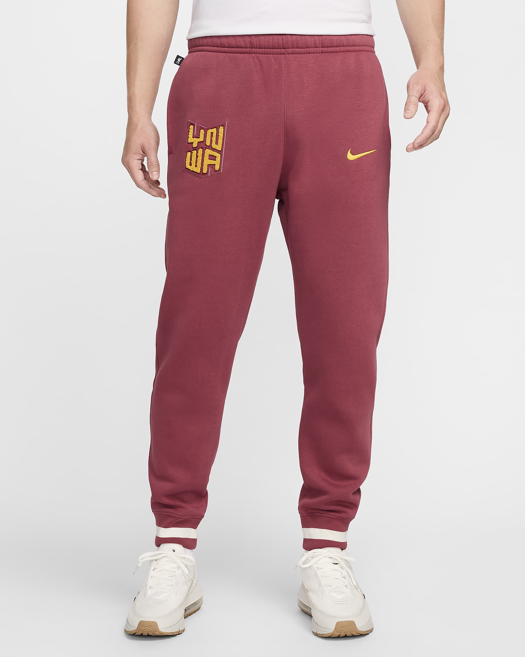 Jogging Nike Football Liverpool FC Club pour homme - Cedar/Chrome Yellow