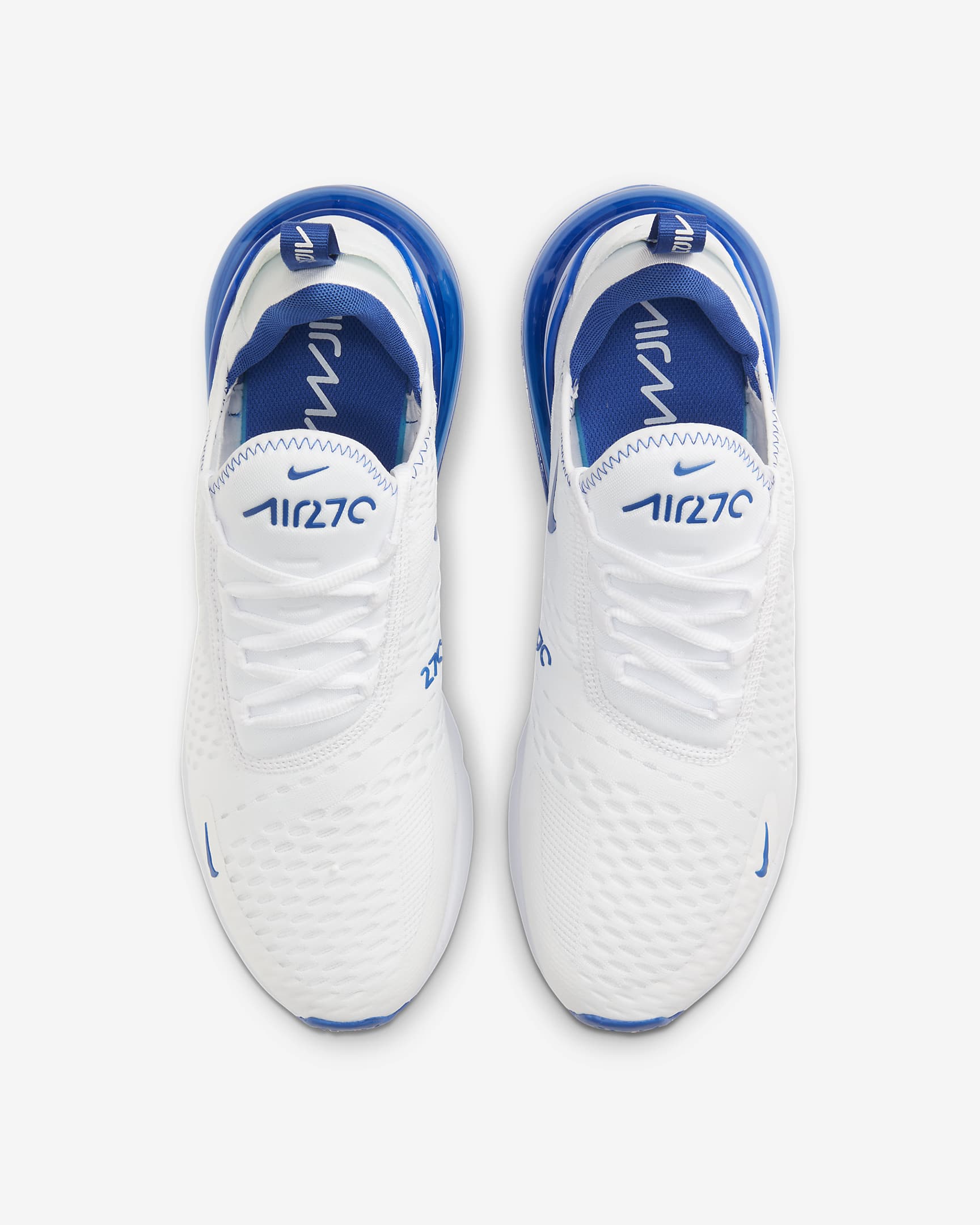 Nike Air Max 270 Men's Shoes - White/Game Royal/Racer Blue