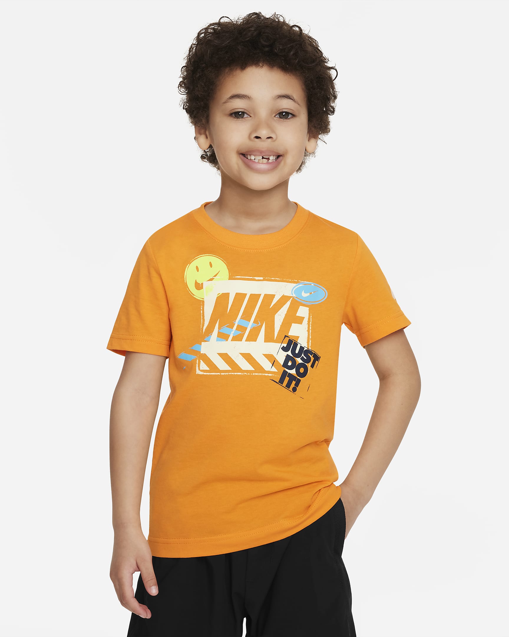 Nike Hazard Stamp Tee Little Kids' T-Shirt - Vivid Orange