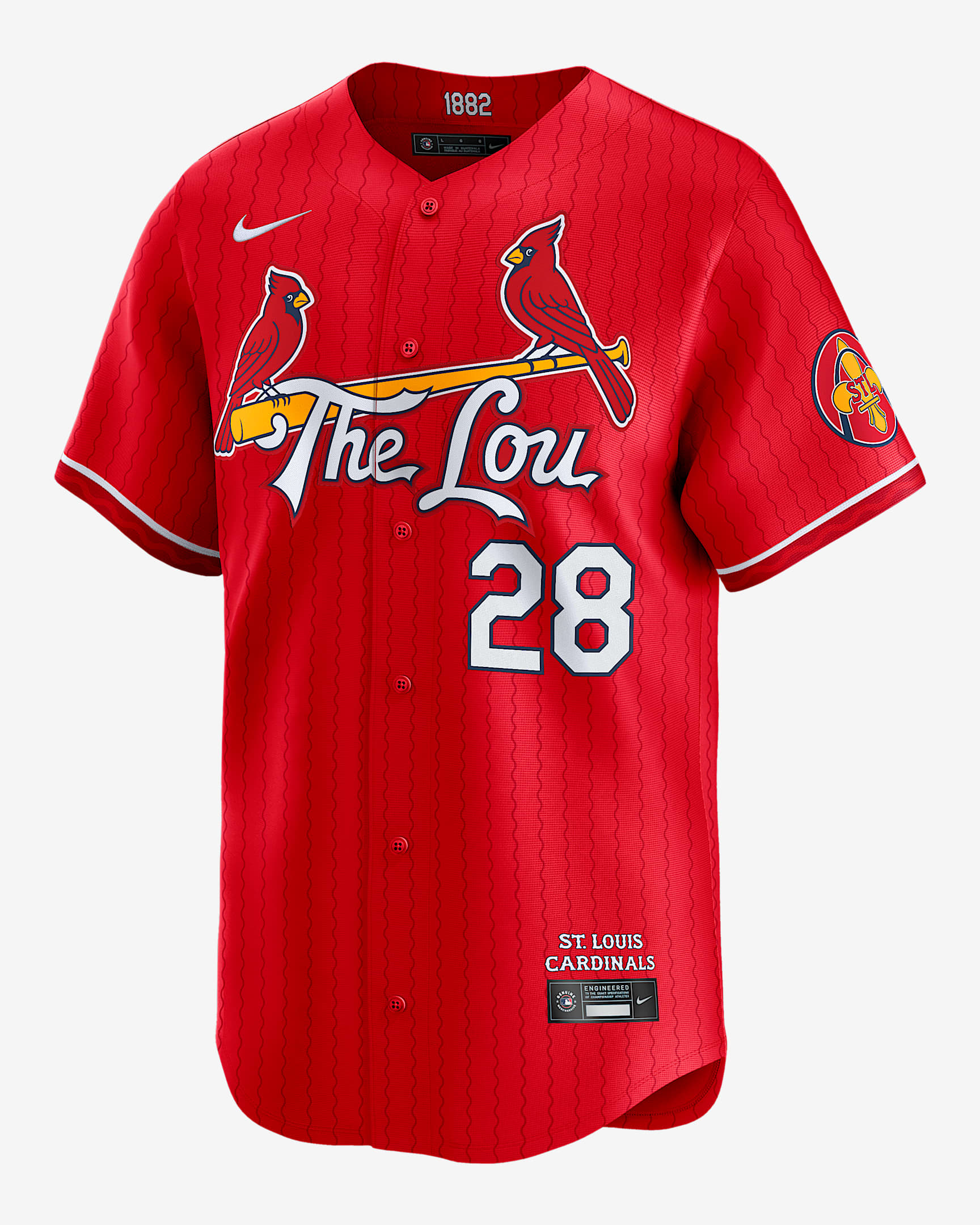 Nolan Arenado St. Louis Cardinals City Connect Men's Nike Dri-FIT ADV MLB Limited Jersey - Red