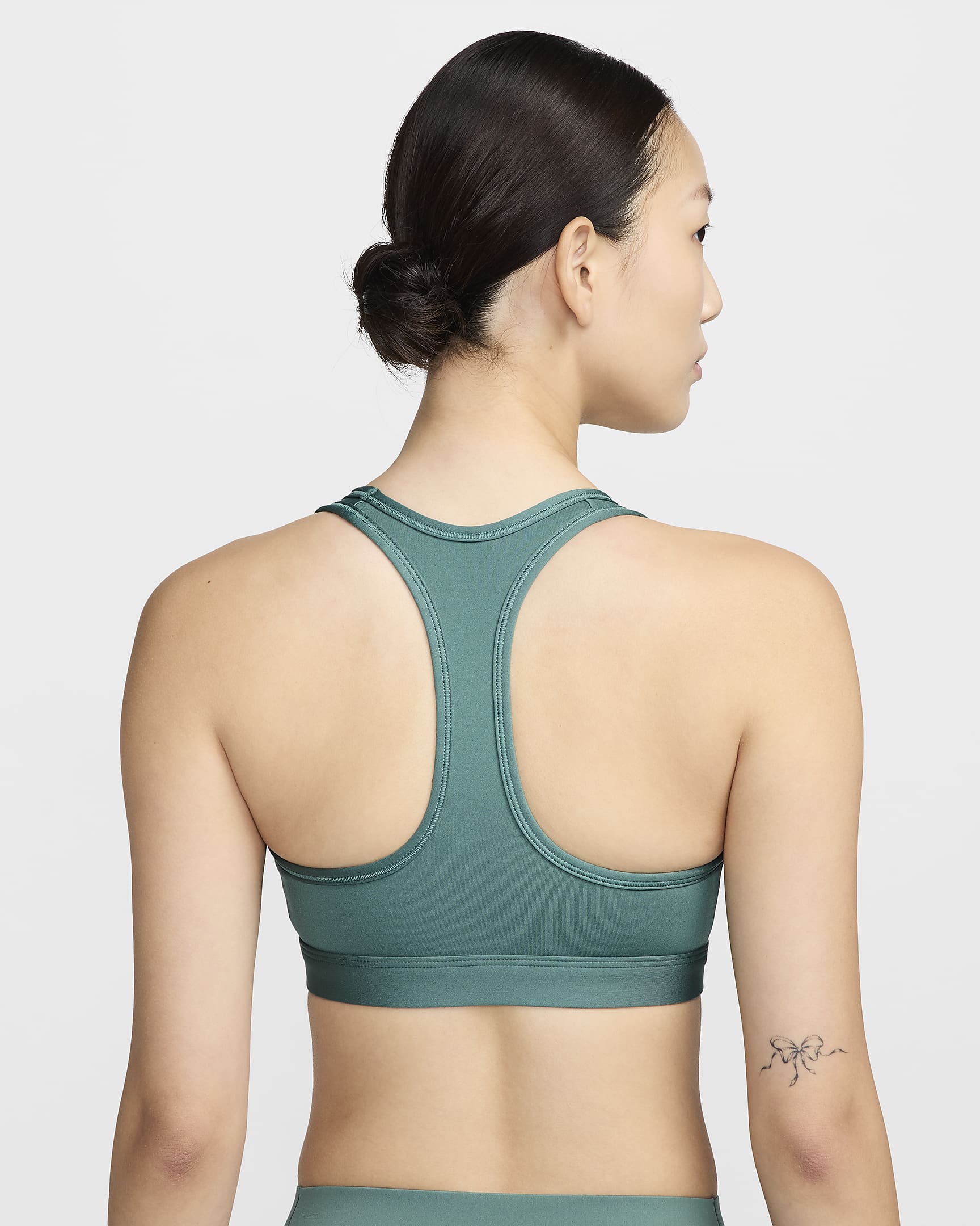 Nike Swoosh Medium-Support Women's Padded Sports Bra - Bicoastal/White