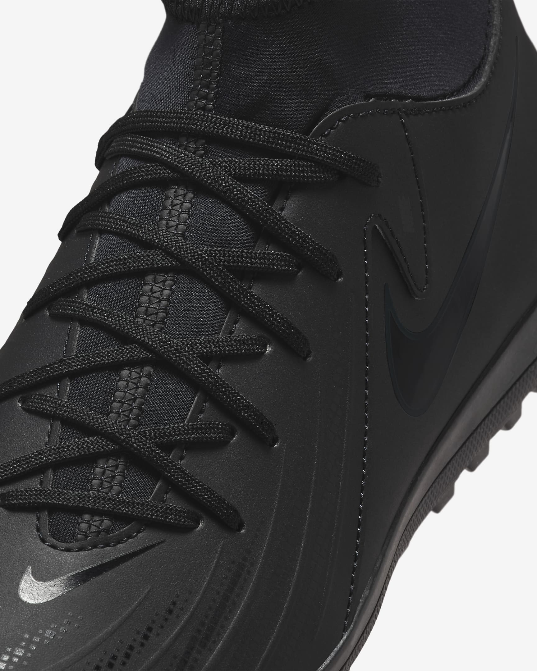 Nike Phantom Luna 2 Club TF High-Top Football Shoes - Black/Deep Jungle/Black