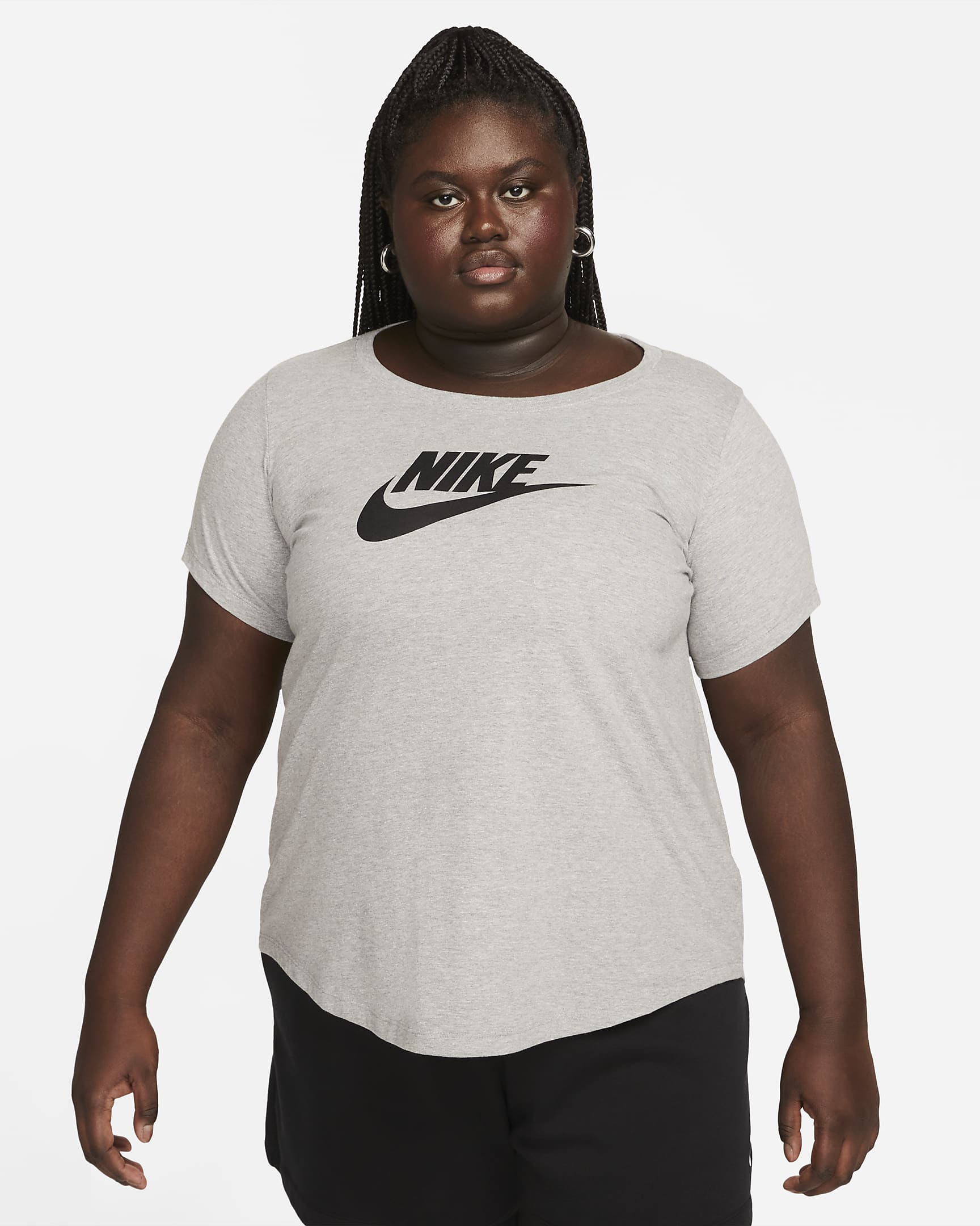 Nike Sportswear Essentials Women's Logo T-Shirt (Plus Size). Nike VN