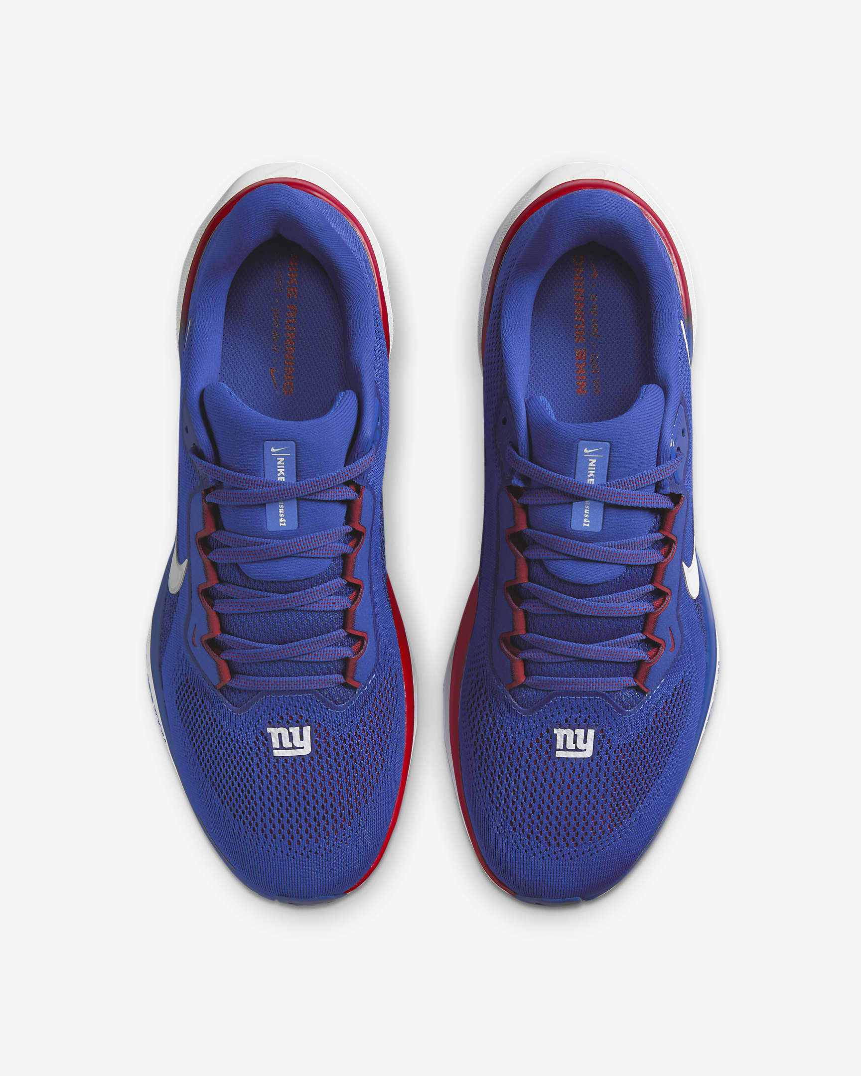 Nike Pegasus 41 NFL New York Giants Men's Road Running Shoes - Rush Blue/White/Gym Red/White