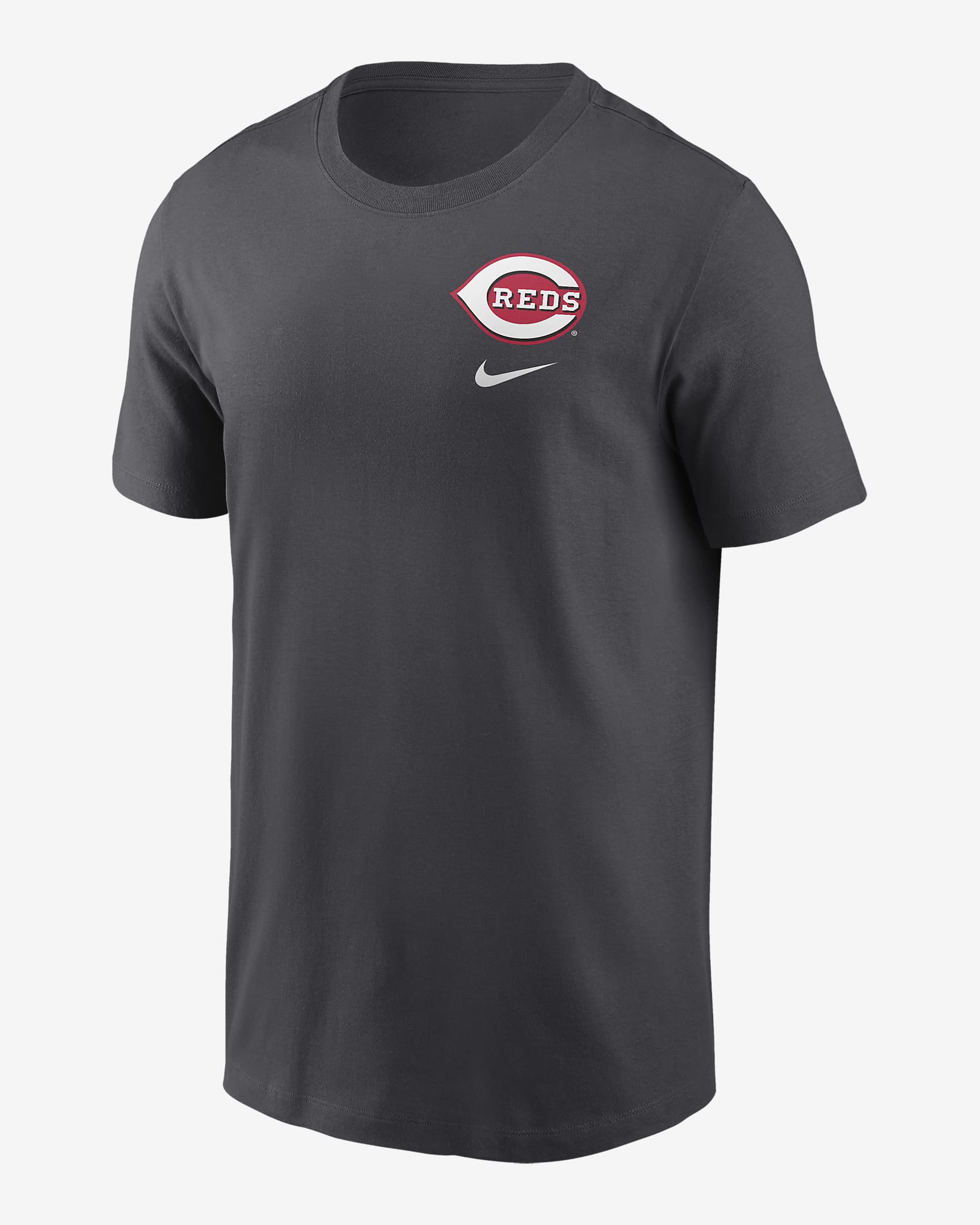 Cincinnati Reds Logo Sketch Bar Men's Nike MLB T-Shirt. Nike.com