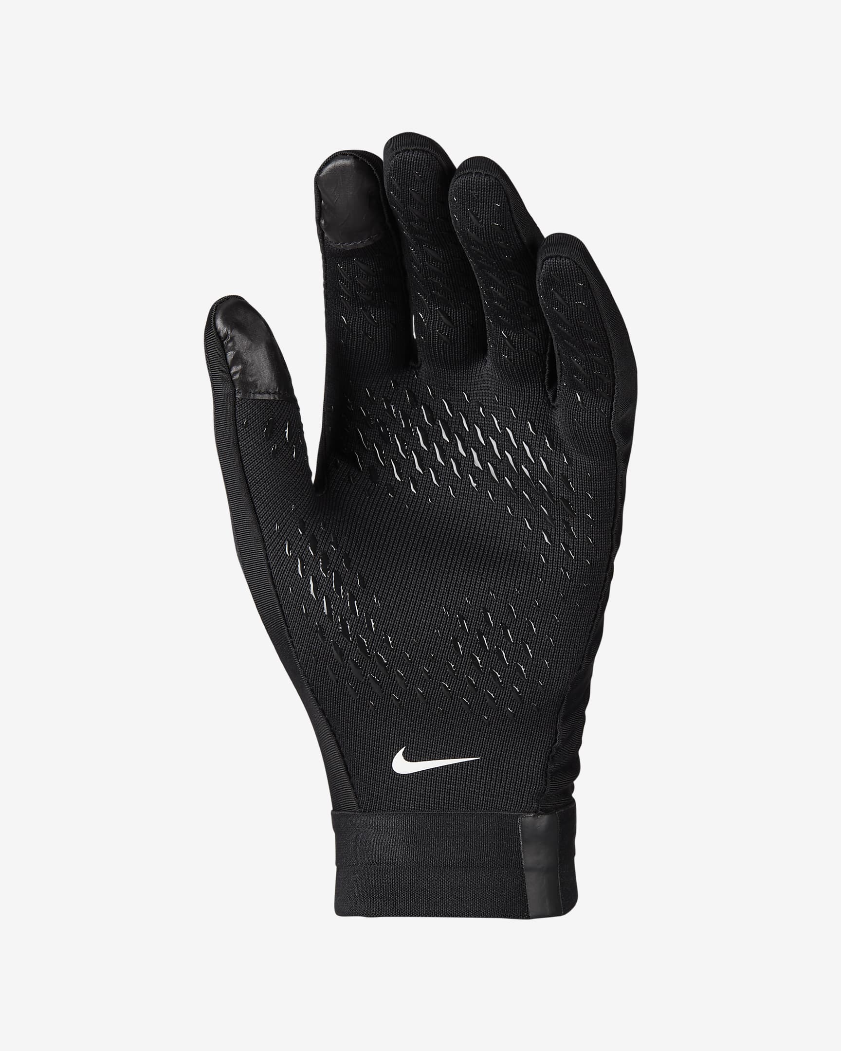 Nike Therma-FIT Academy Football Gloves - Black/Black/White