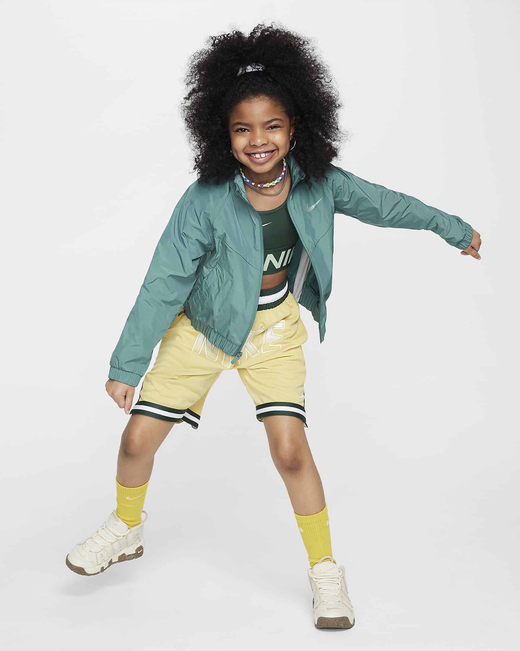 Nike Sportswear Windrunner Older Kids' (Girls') Loose Jacket - Bicoastal/Light Bone