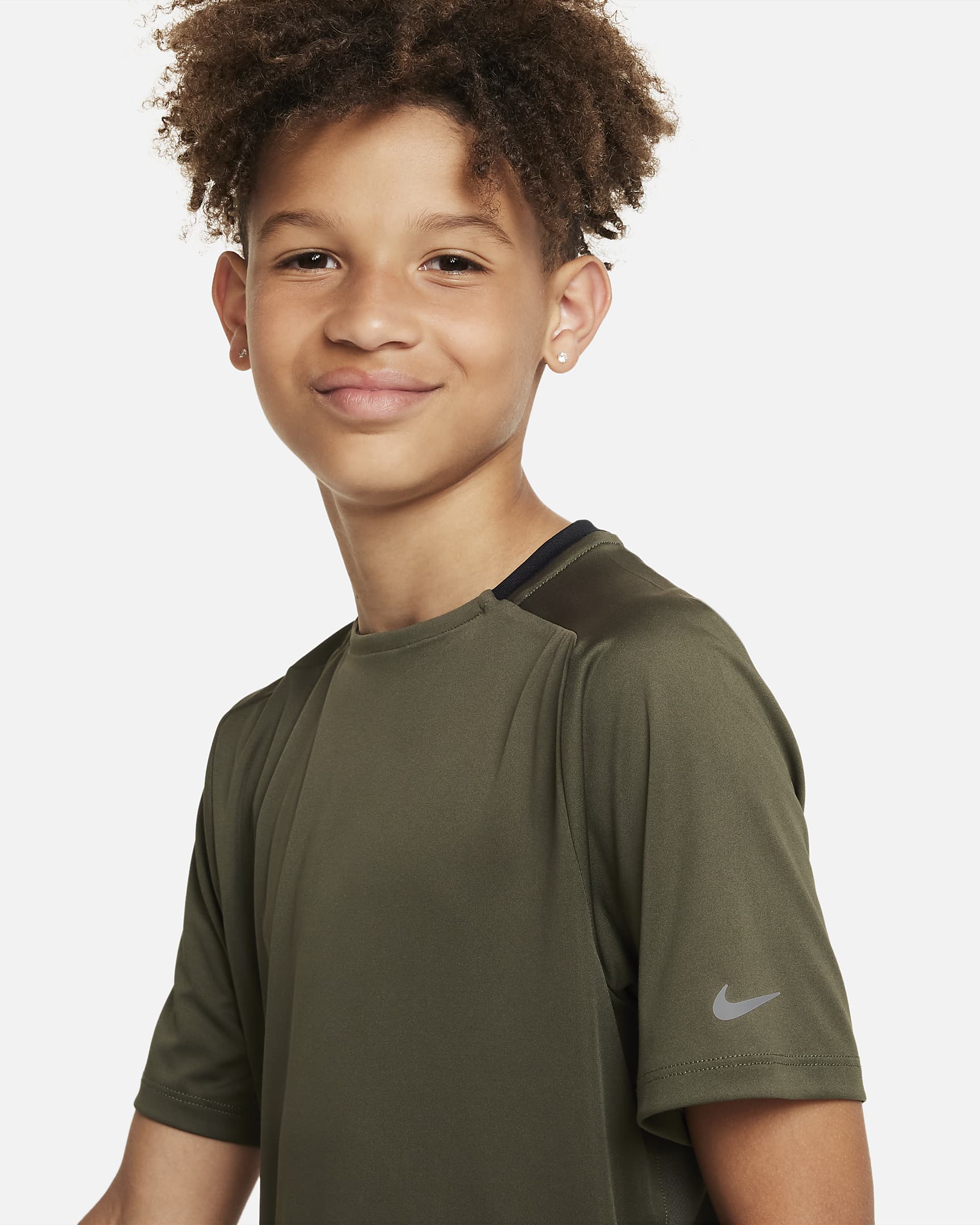 Nike Multi Older Kids' (Boys') Dri-FIT Training Top. Nike IL