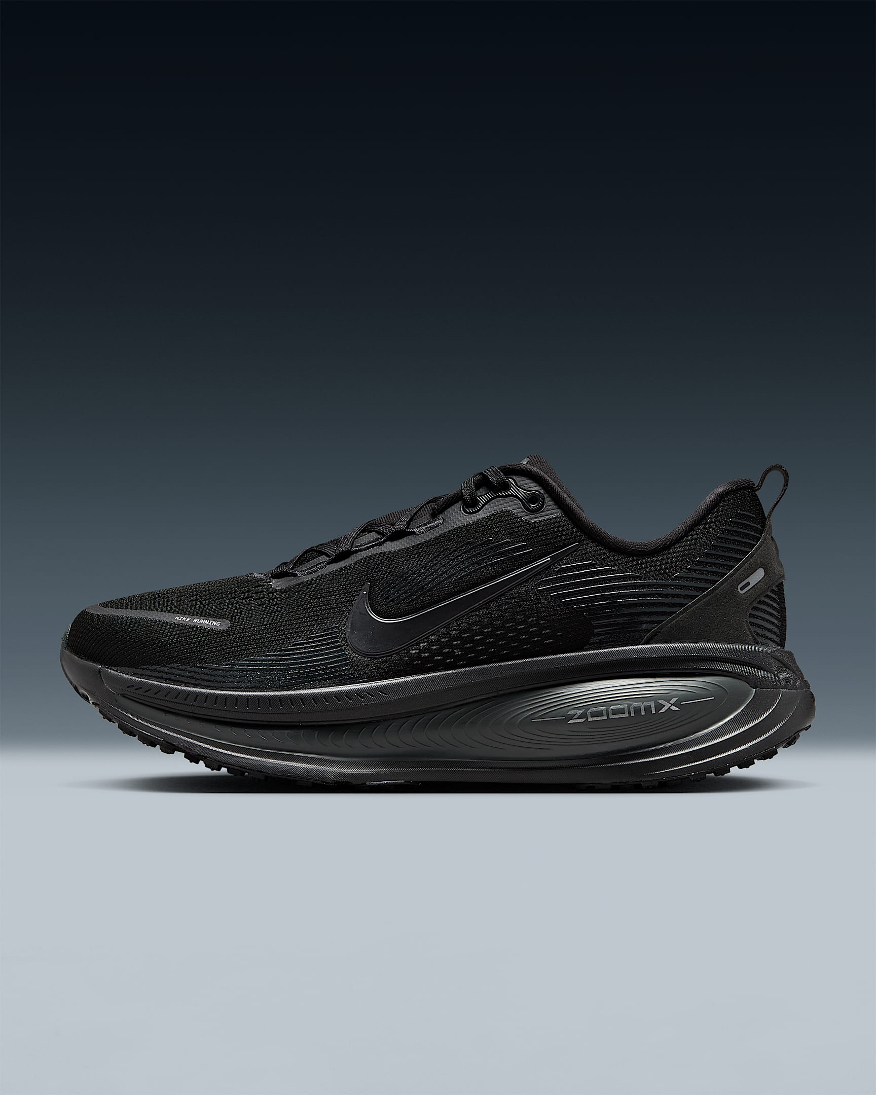 Nike Vomero 18 Men's Road Running Shoes - Black/Dark Smoke Grey/Light Smoke Grey/Black