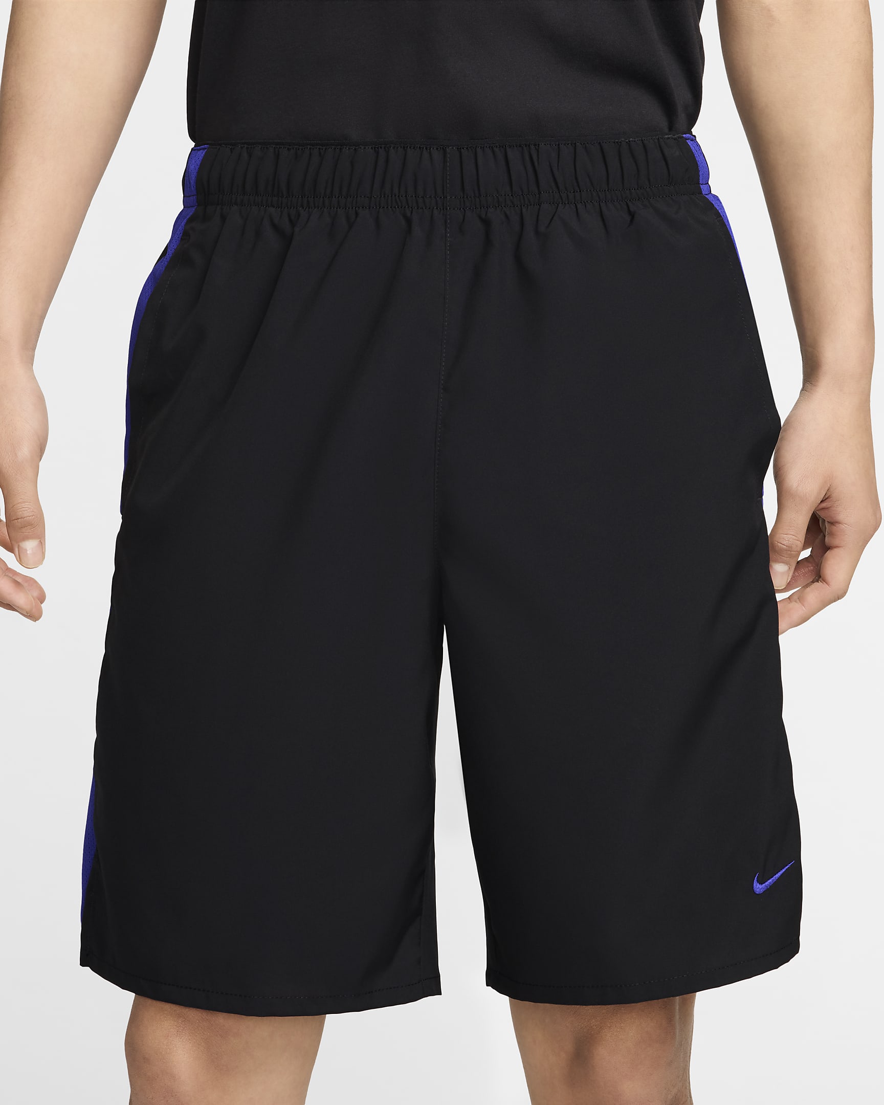 Nike Challenger Men's Dri-FIT 9" Unlined Running Shorts - Black/Concord/Concord